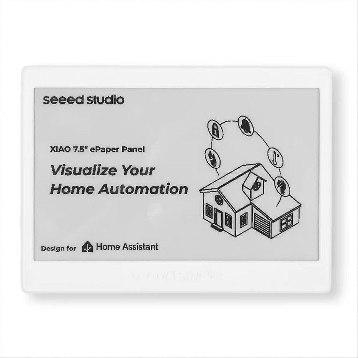 XIAO ESP32 EPaper Panel 7.5inch Screen E-Ink Display Smart Home Assistant 800x480, 3.7V 2000mAh Re