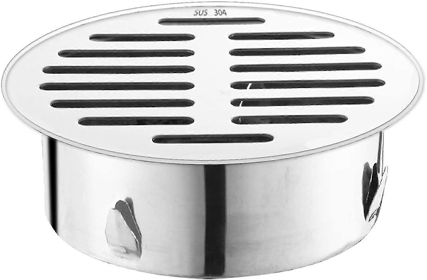 ステンレススチールフロアドレン、ステンレススチールバルコニー目詰まり防止フロアドレン、屋外ヤード使用のための取り外し可能なスチールフロアフィルター(160フラットマウス)