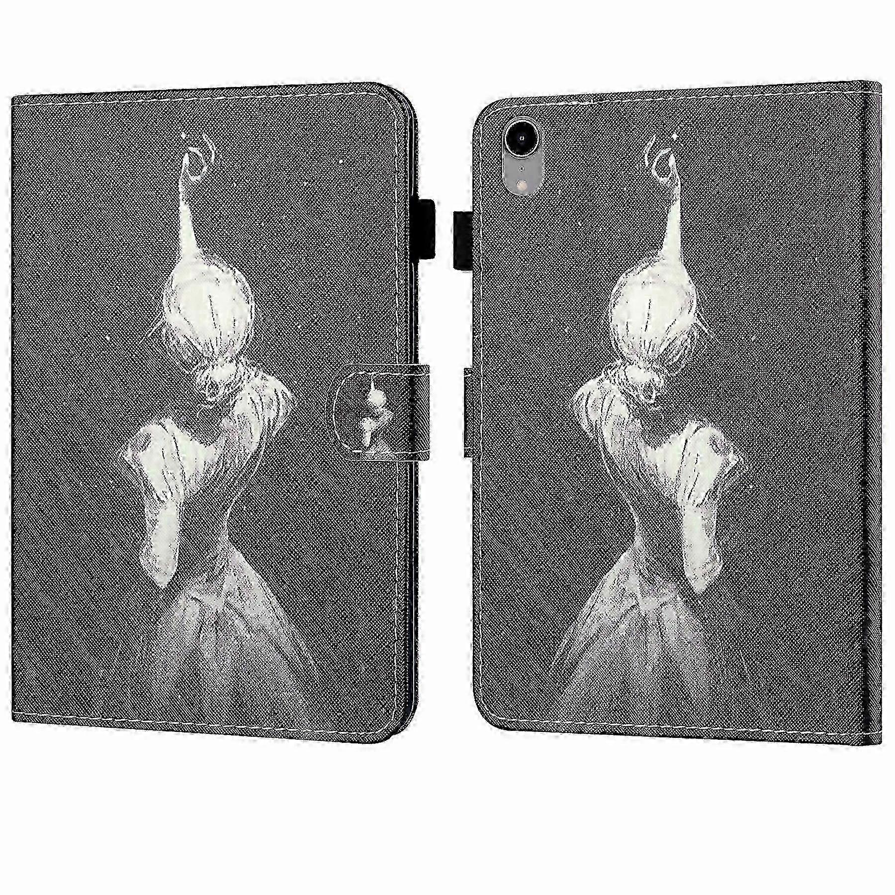 For Ipad 2025 2022 Coloured Drawing Stitching Smart Leather Tablet Case For Ipad 10th Gen 109 Easy T