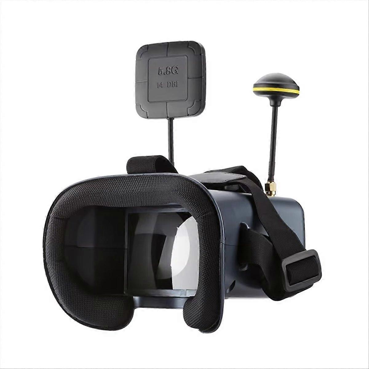 Receptor 5.8G Óculos FPV de 4,3 polegadas com DVR Auto-Searching Race Band