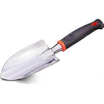 Herramientas manuales de jardín Herramientas de jardinería de aluminio con mangos ergonómicos de goma antideslizantes para pequeñas plantas con flores (negro) (1 pieza)