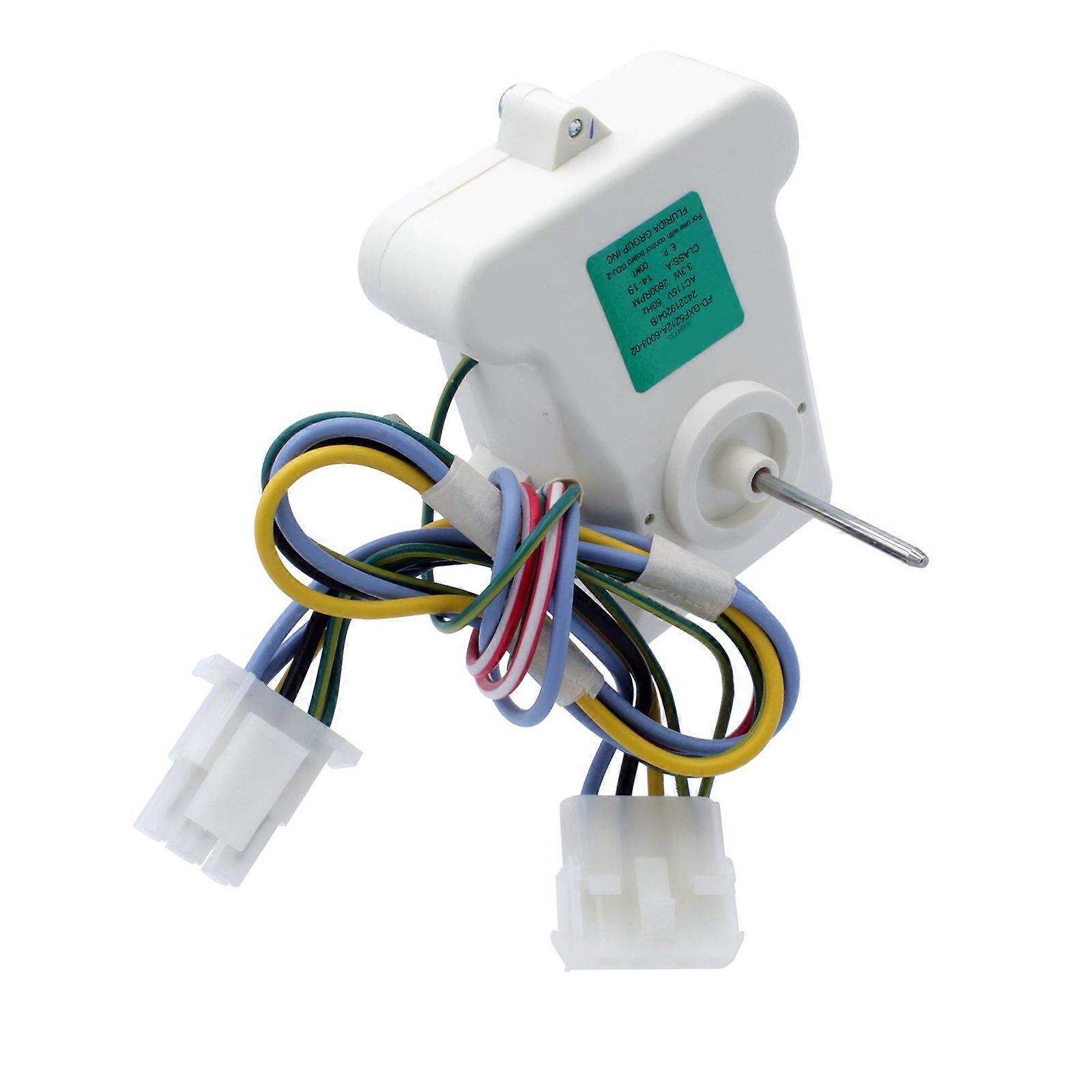 Quiet Refrigerator Fan Assembly for 242219204 and 4546153 Precisions Cooling Component Freezer Condenser Motor Multicolor