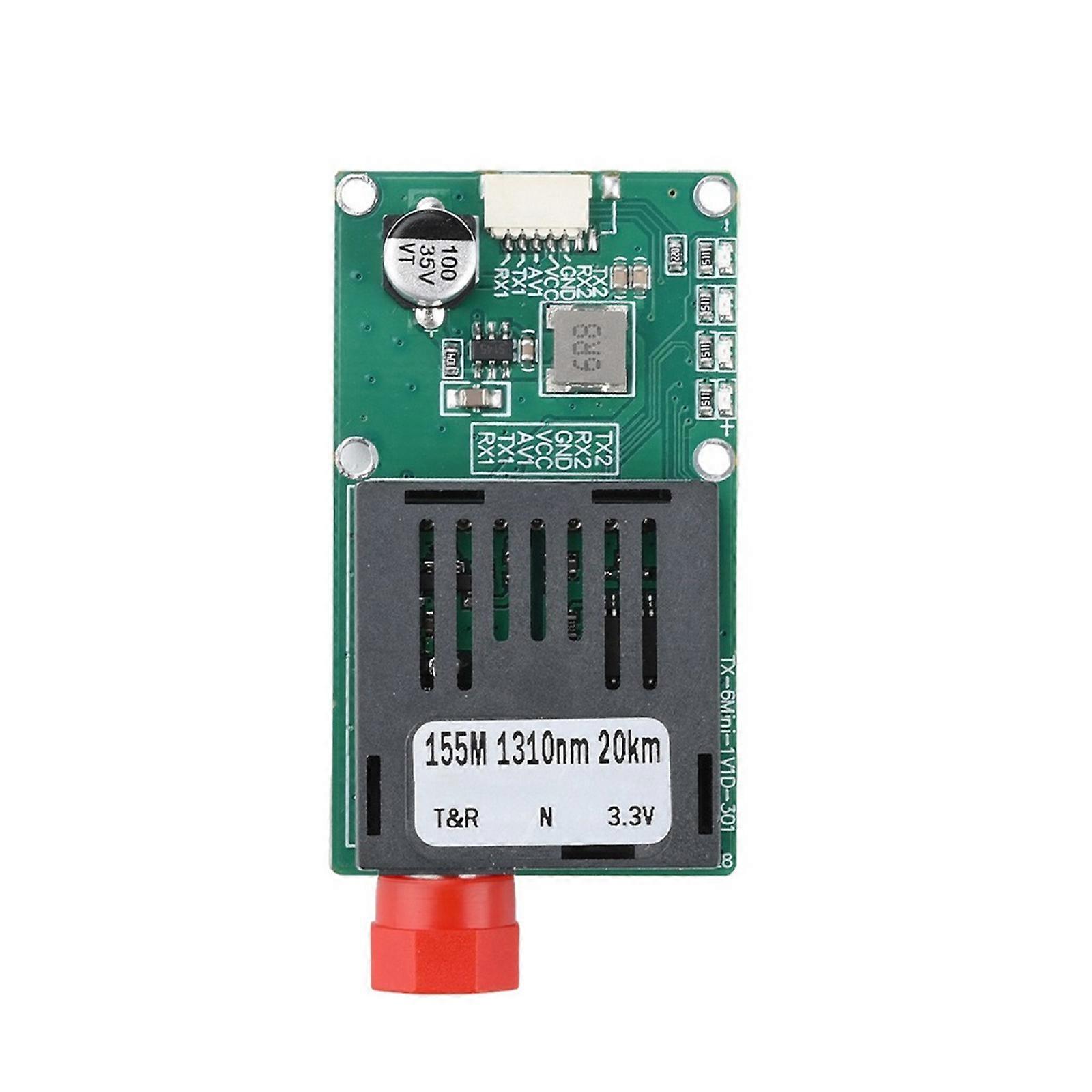 TTL to Fiber Optical Module Terminal Equipment TTL Optical Transceiver Module 1 Channel Optical End to Optical Fiber Multicolor