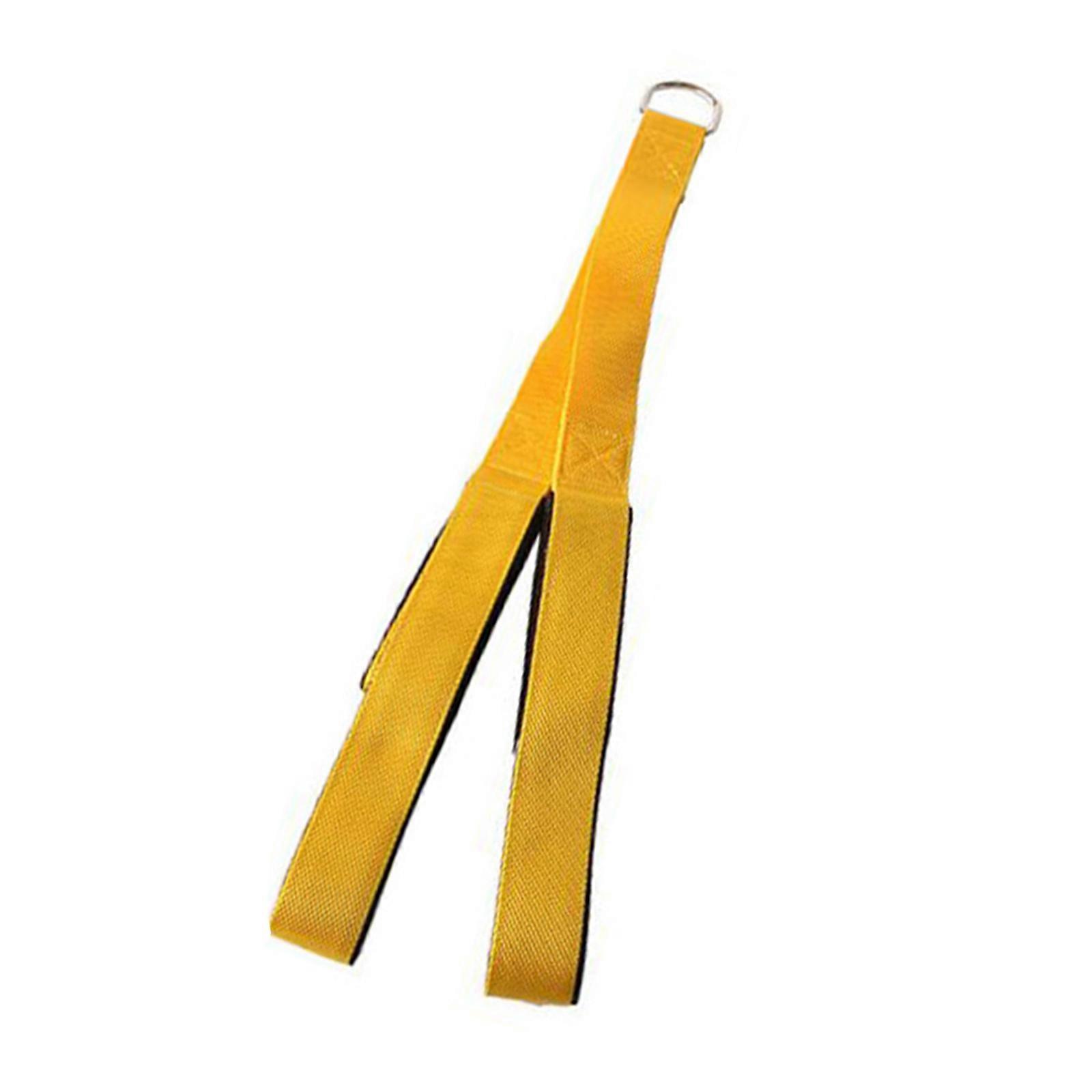 Multipurpose Polyester Resistance Loop For Arm Exercises Quickly Installation Gym Equipment Accessory  Yellow