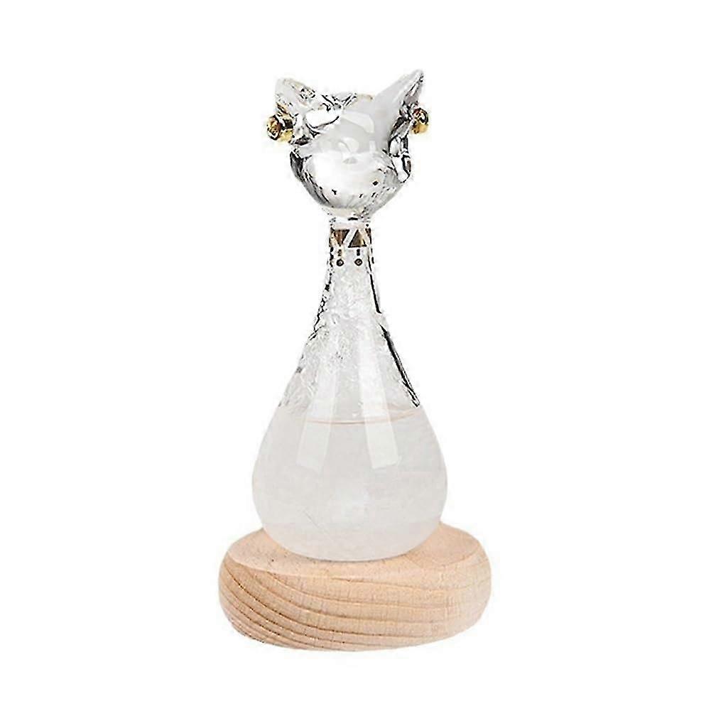 Weather station for storm forecasting with cat barometer design