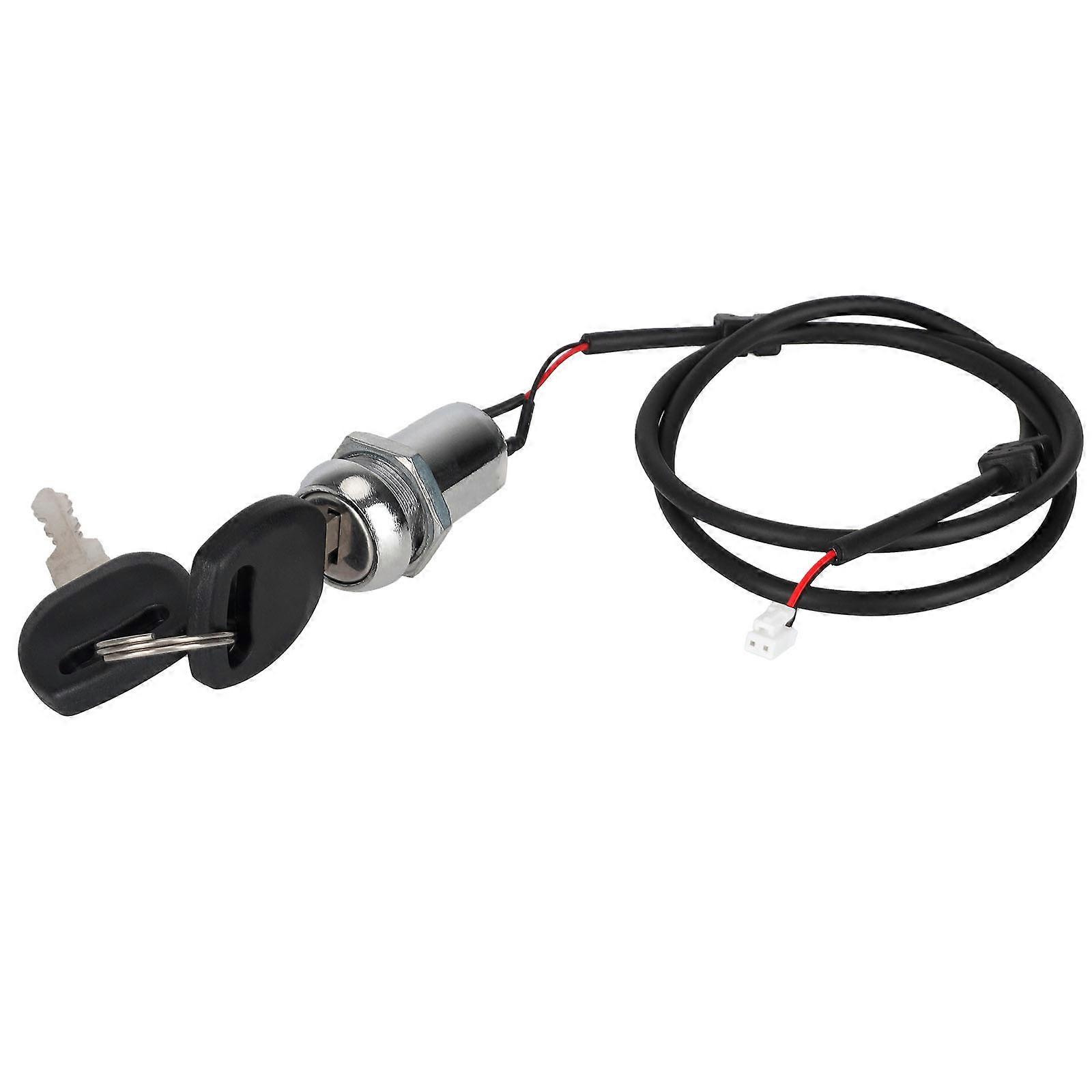 Secure Parking Lock Assembly for Scooters Quickly Installation Water Resistant Mechanism 2 Key Provided Multicolor