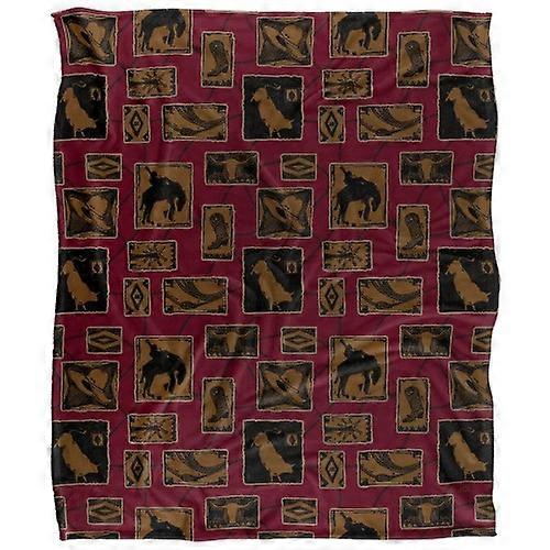 JQ Licensing Rodeo Roundup Silky Patterned Supersoft Blanket