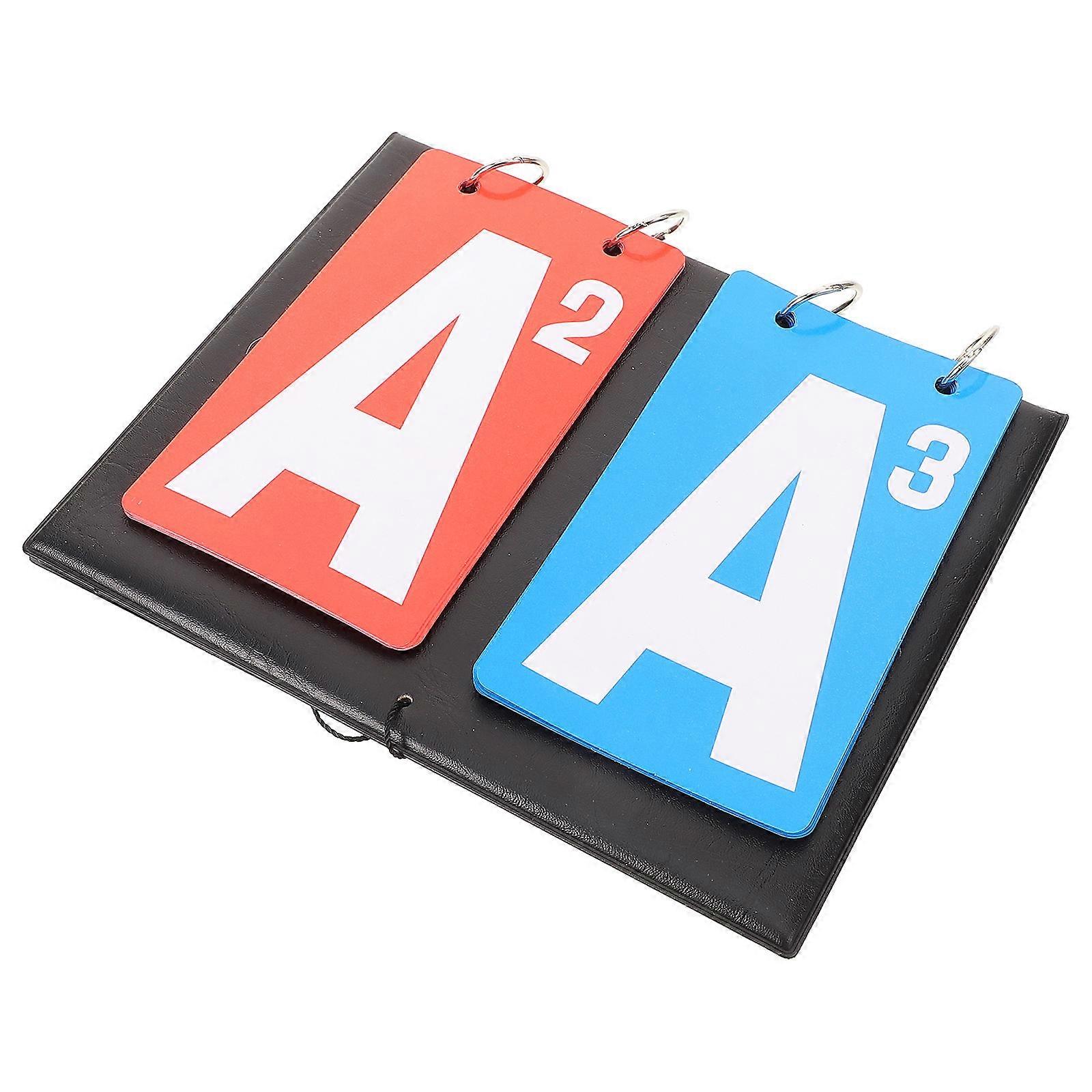 Professional Game Score Board Flipper For Basketball Soccer Easy To Read And Use 1Pack