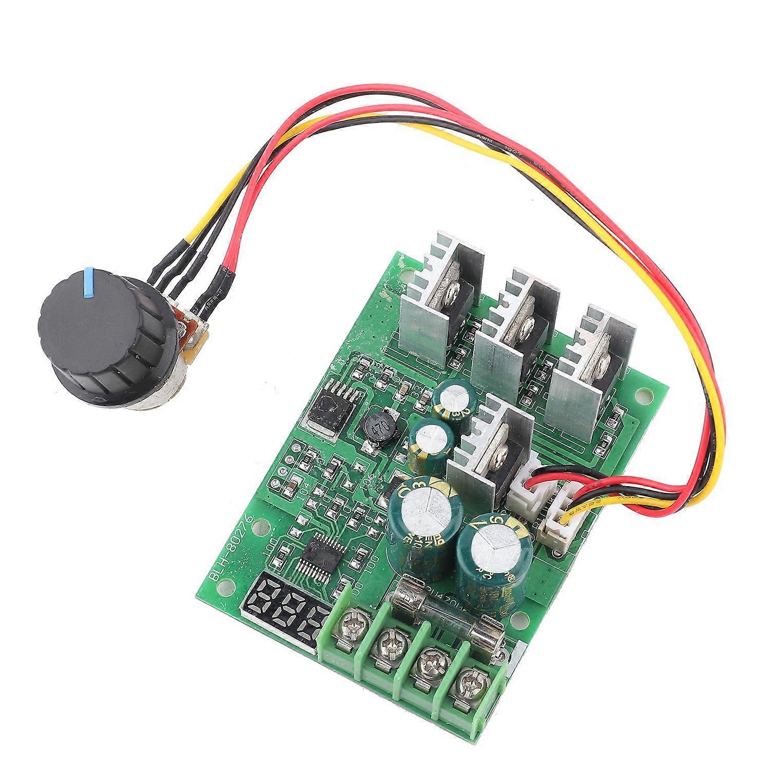 DC6-60V 30A Digital Display 0~100% Adjustable Drive Module PWM DC Motor Speed Controller