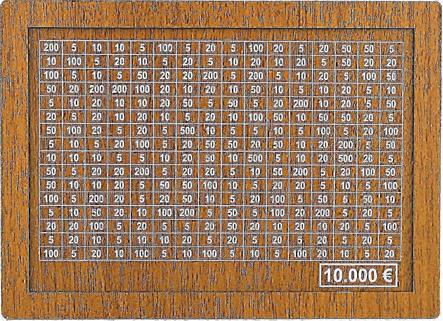 Sparbox (4 Sizes)- Reusable My Box With Savings Goal And Numbers To Tick