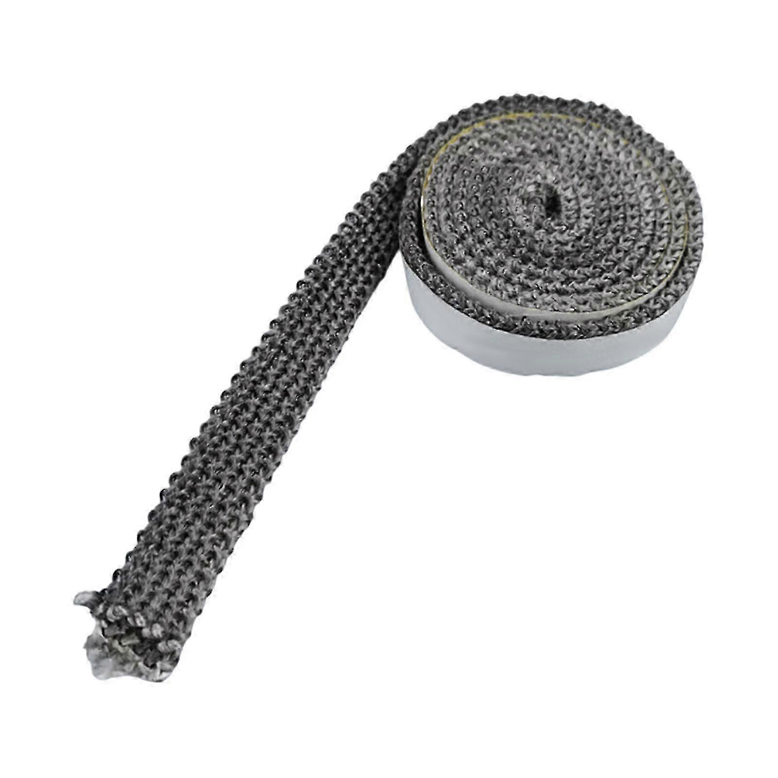 Ruban d'étanchéité multifonctionnel blanc plat pour porte de cheminée en verre