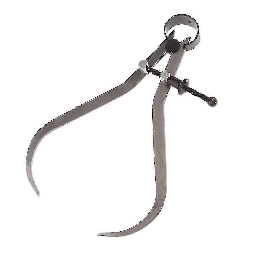 Spring Inner/Outer Caliper Gauge with Round Line Planner - Silver (1pc)