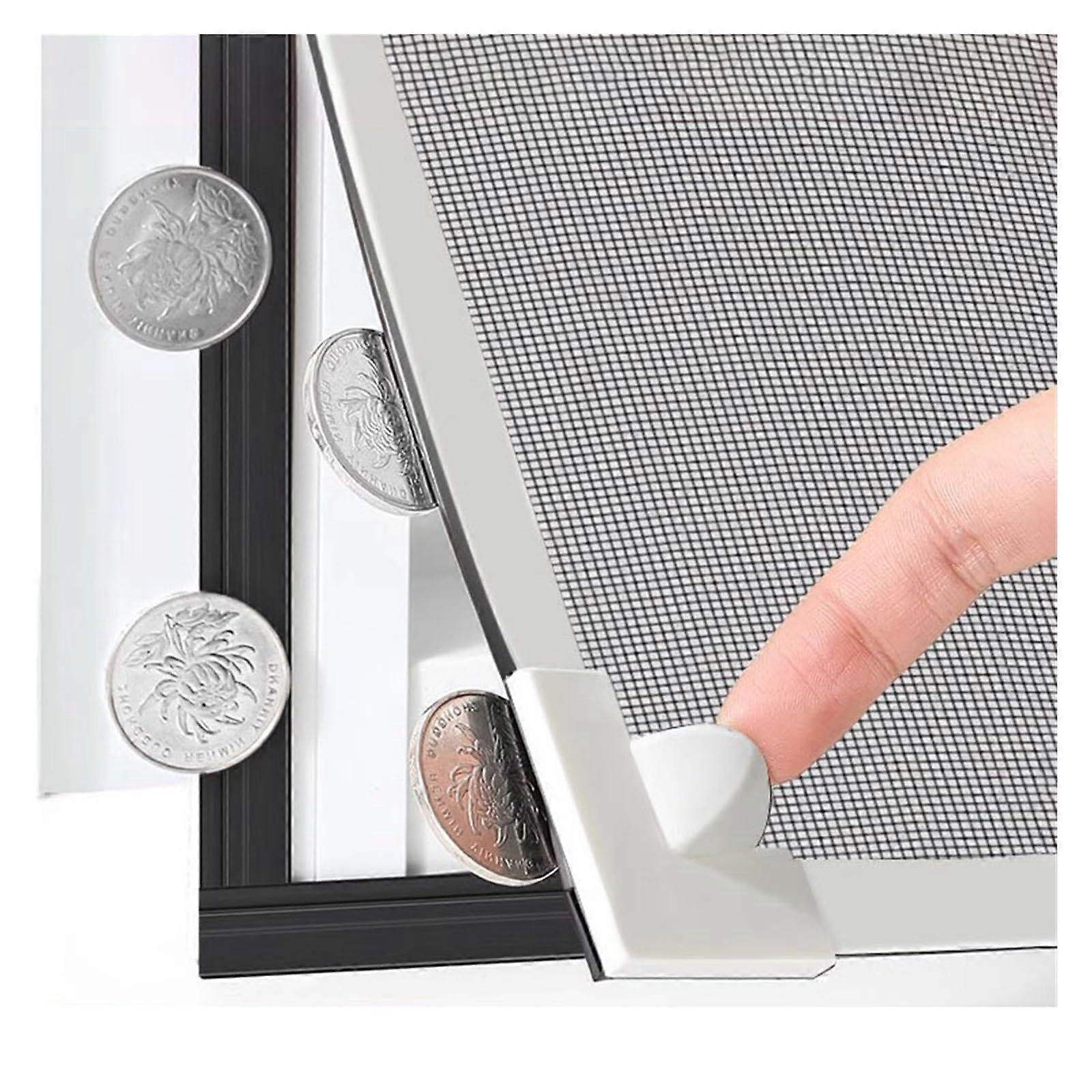 Magnetic Window Screen DIY Adjustable Mesh for Easy Installation, 66 Sizes Grey, 140x180cm