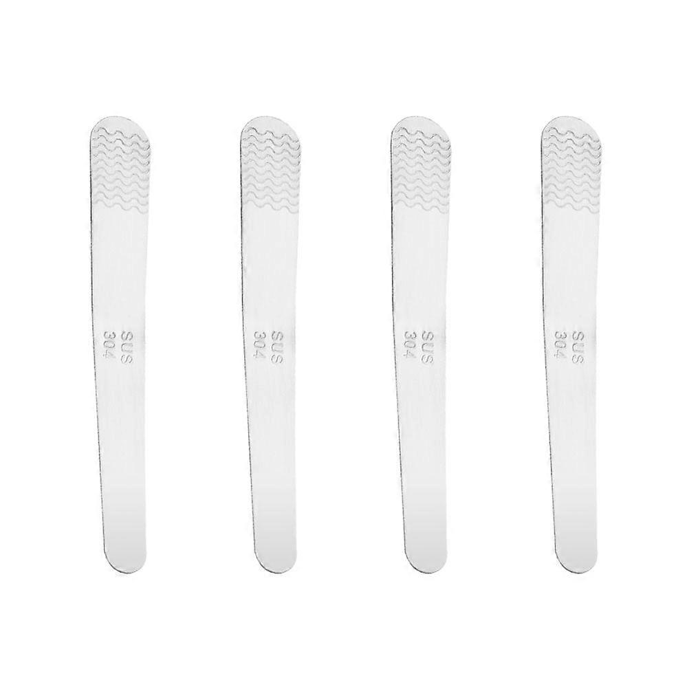 4 Pcs Dumpling Spoon Wonton Stuffing Spoons Making Squeezer Stainless Wrapping Paper Tool for