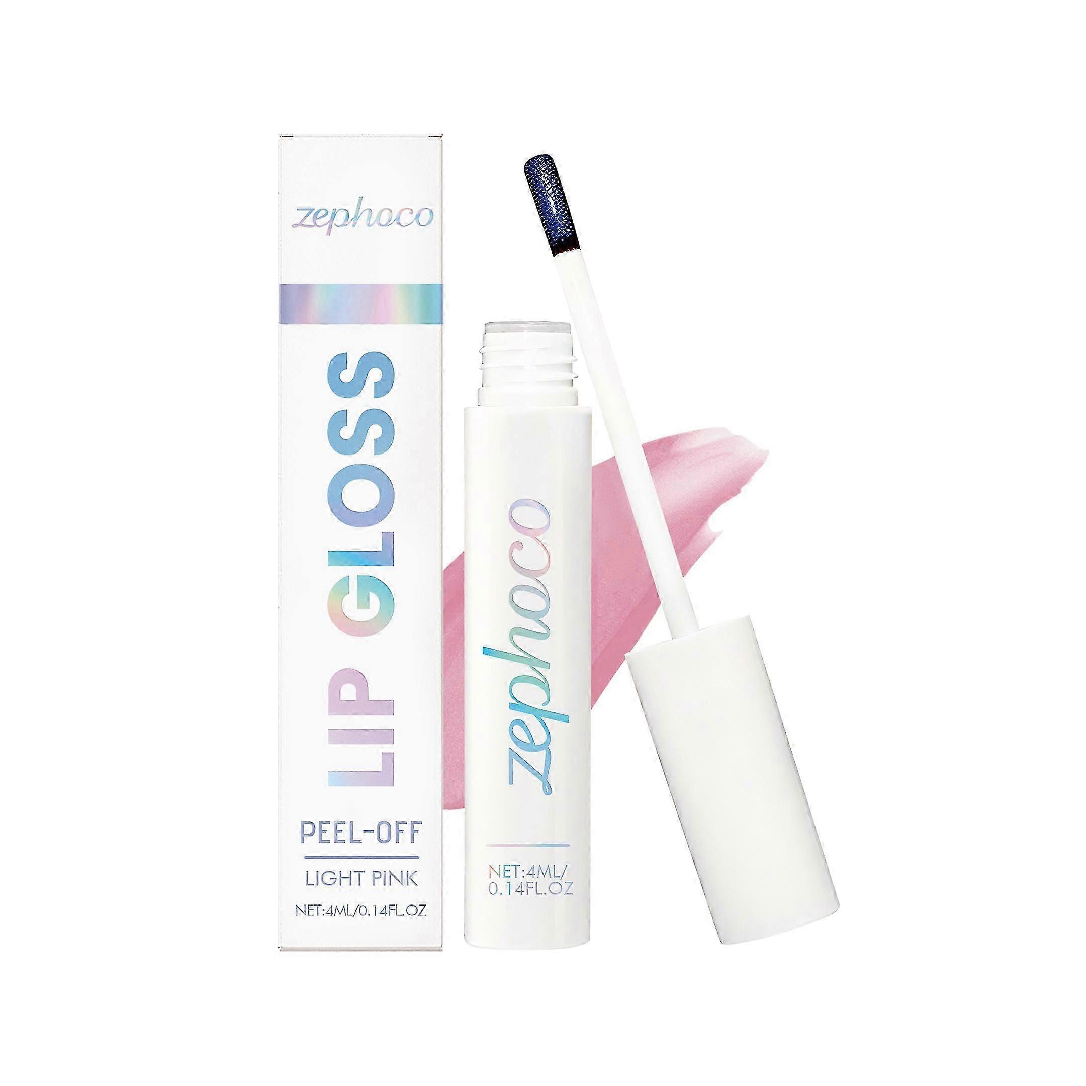 Zephoco Tearing Dyeing Lip Gloss Mild Daily Lip Moisturizing Water Light Uniform Color Nourishing Lips