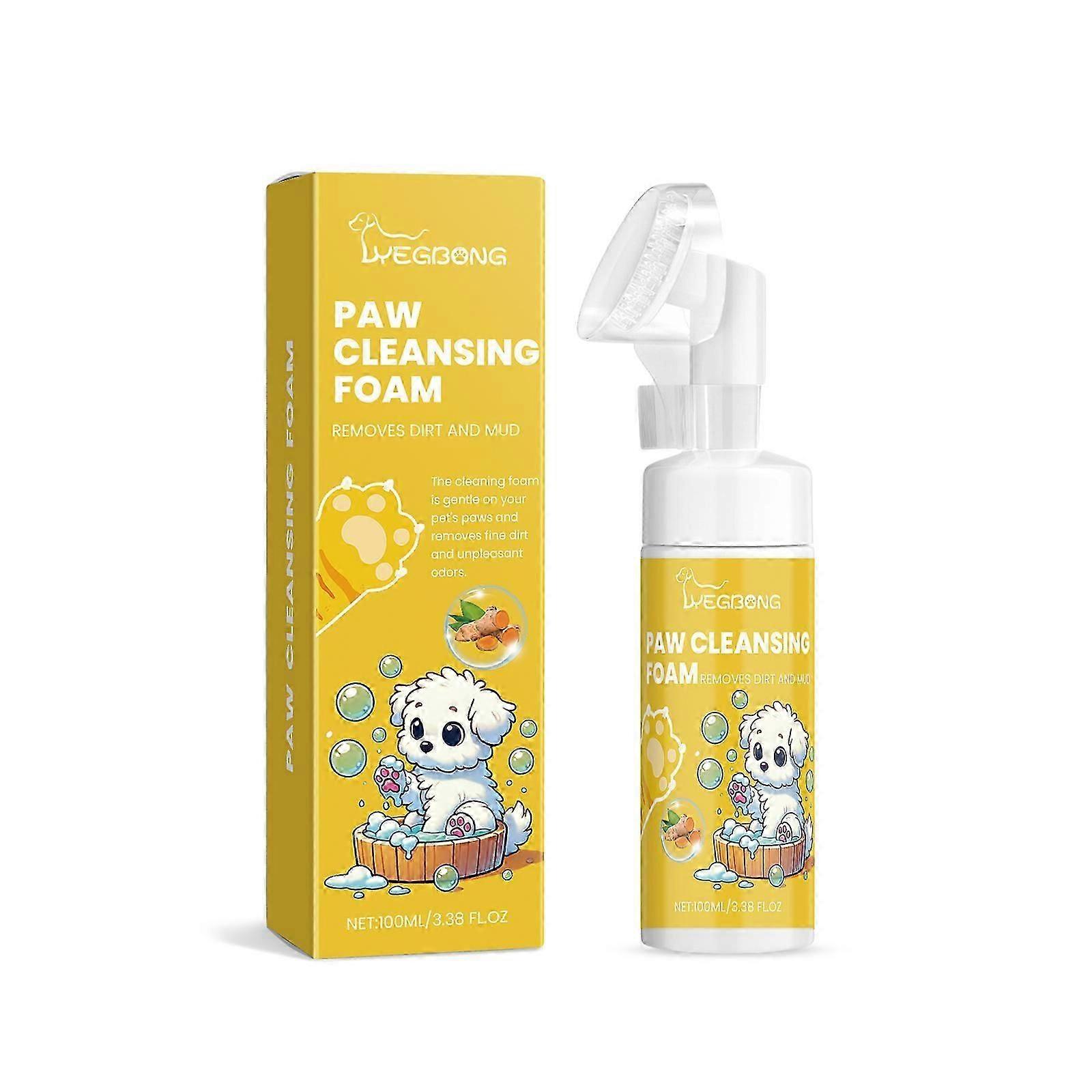 Deep Cleaning Pet Foot Foam Cleanser for Dogs