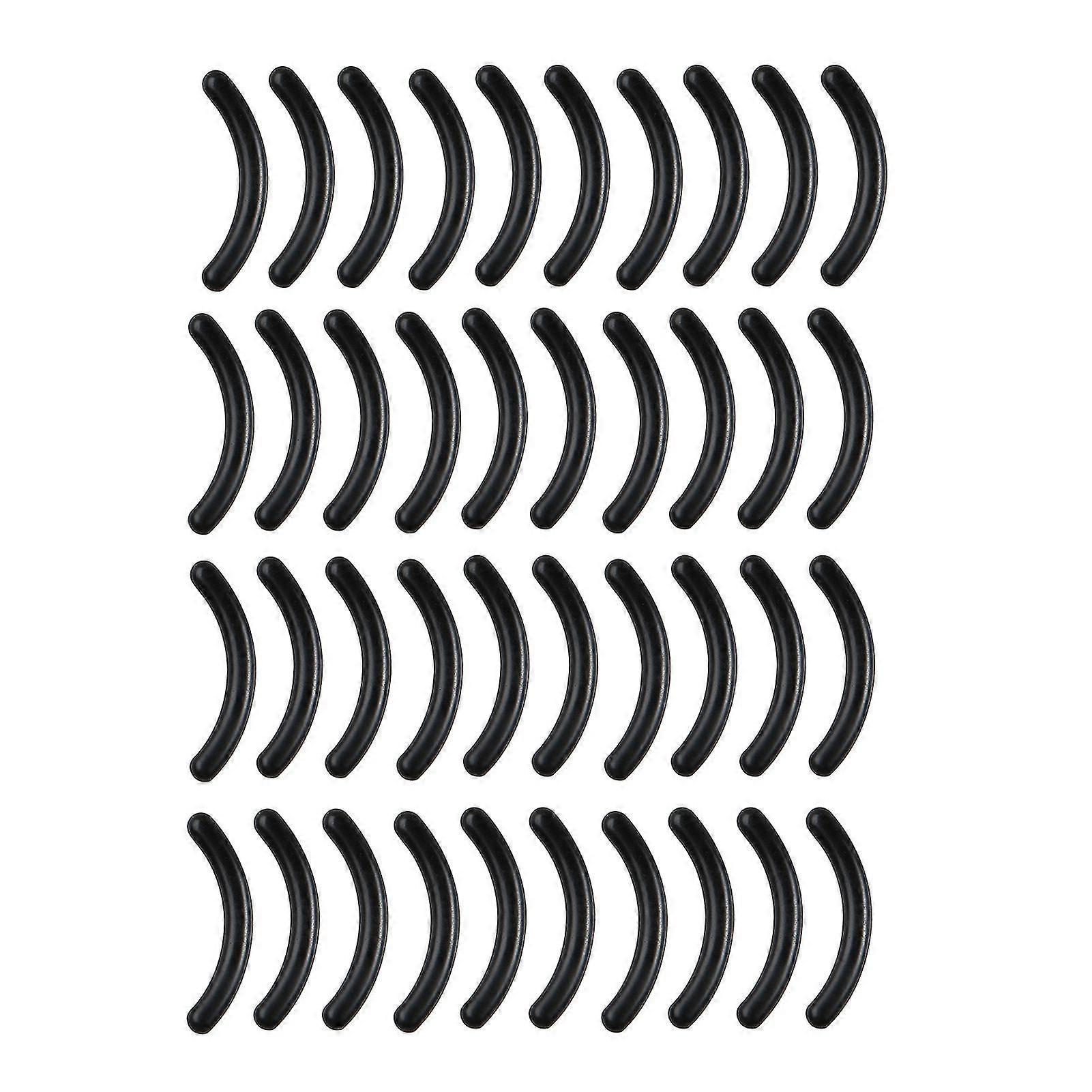 40pcs Eyelash Curler  Pads Fine Workmanship Smooth Surface Heavy-duty Eyelash Curler Refill Replace Pads For Girl Qinhai