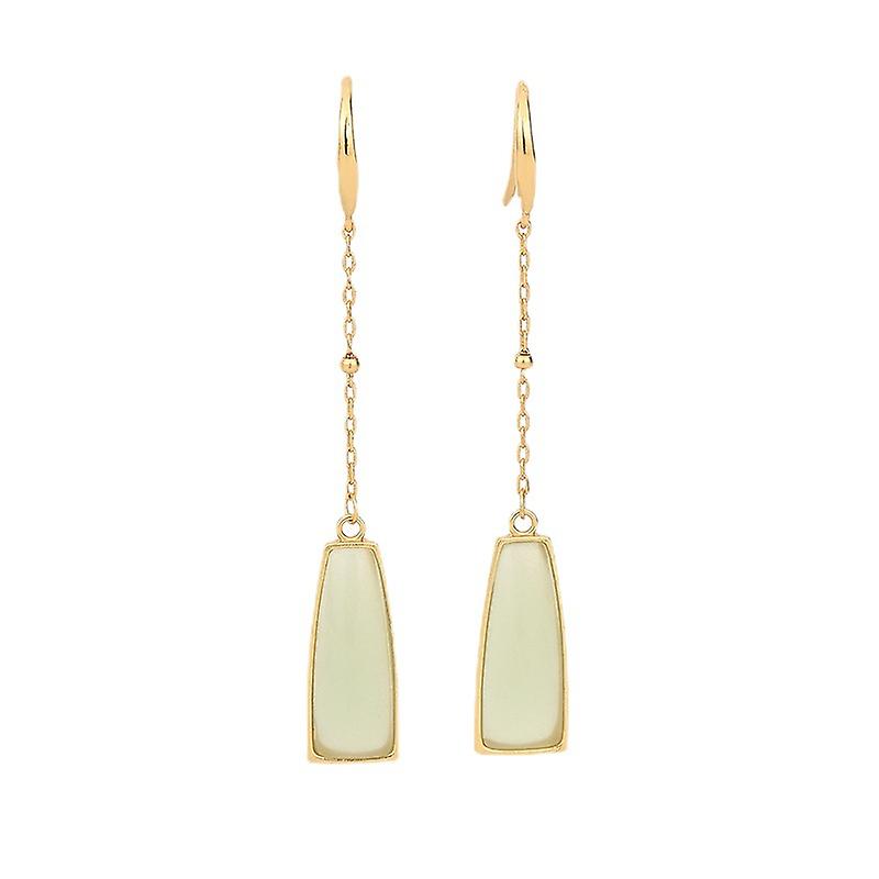 Imitation Hetian Jade Earrings