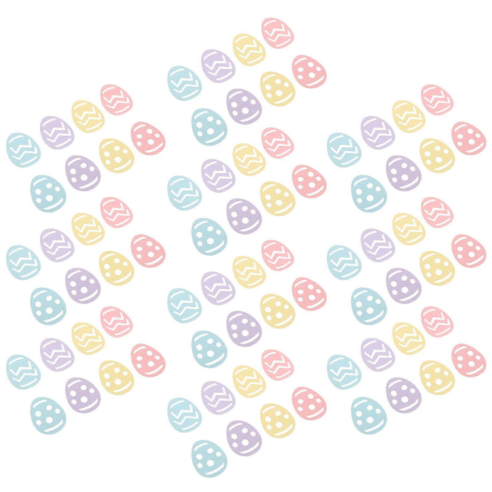 Colorful Easter Confetti Paper for Decor 100Pcs Party Decorations