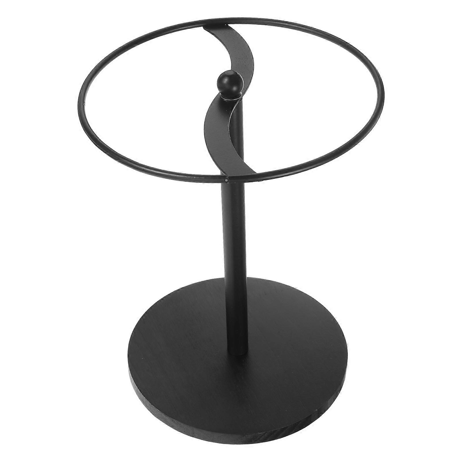 Glasses Display Rack Sunglasses Holder for Display with 2Pcs Wood Base Frame