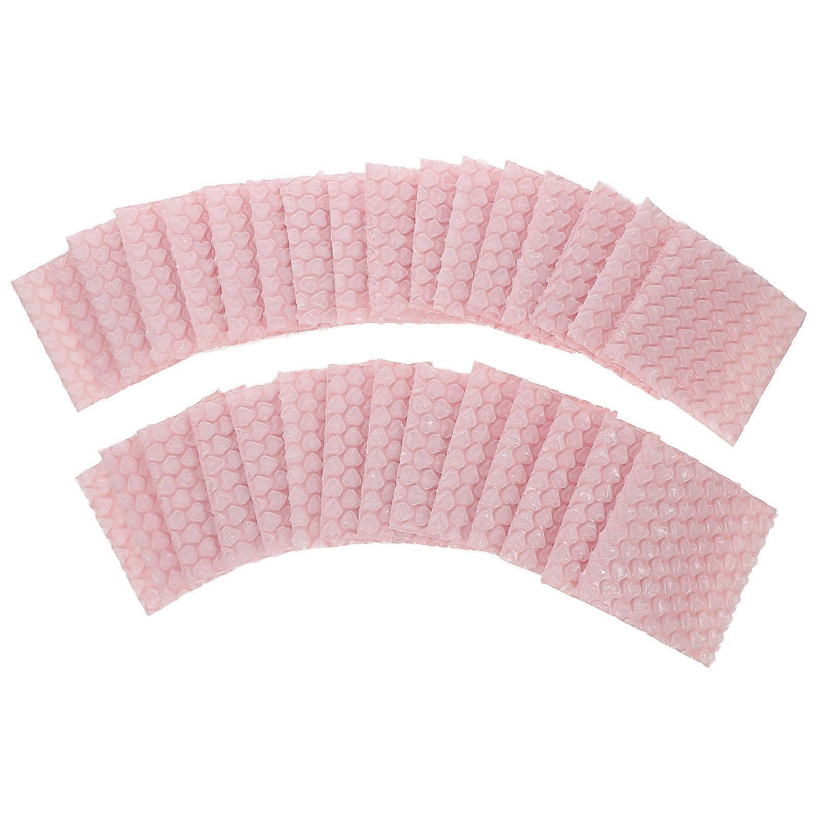Pink Bubble Heart Shaped Bubble Mailers for Protective Packaging 50Pcs Set