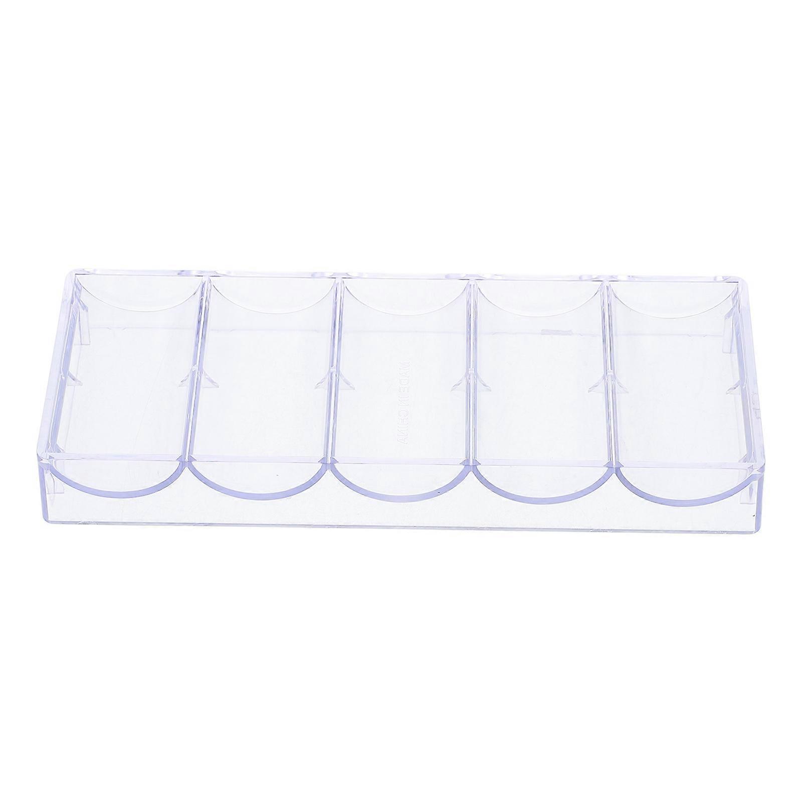 MLINS Clear Acrylic Cracker Tray and Holder for Serving Trays Food Display Stand for Home Party Charcuterie Board Platter