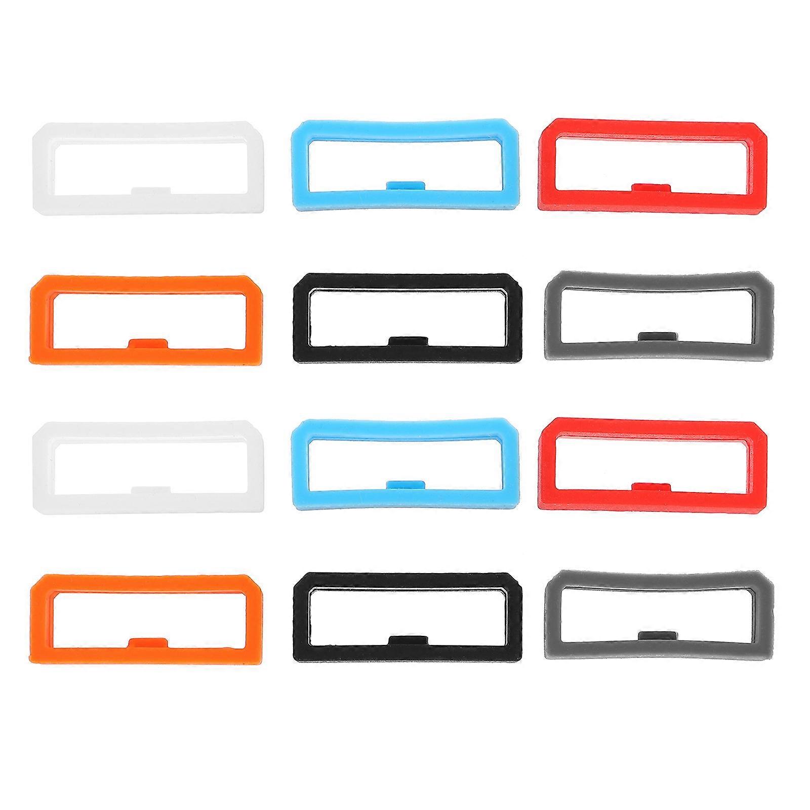 Watch Band Retainer Silicone Watch Strap Fastener Ring Pack 24Pcs