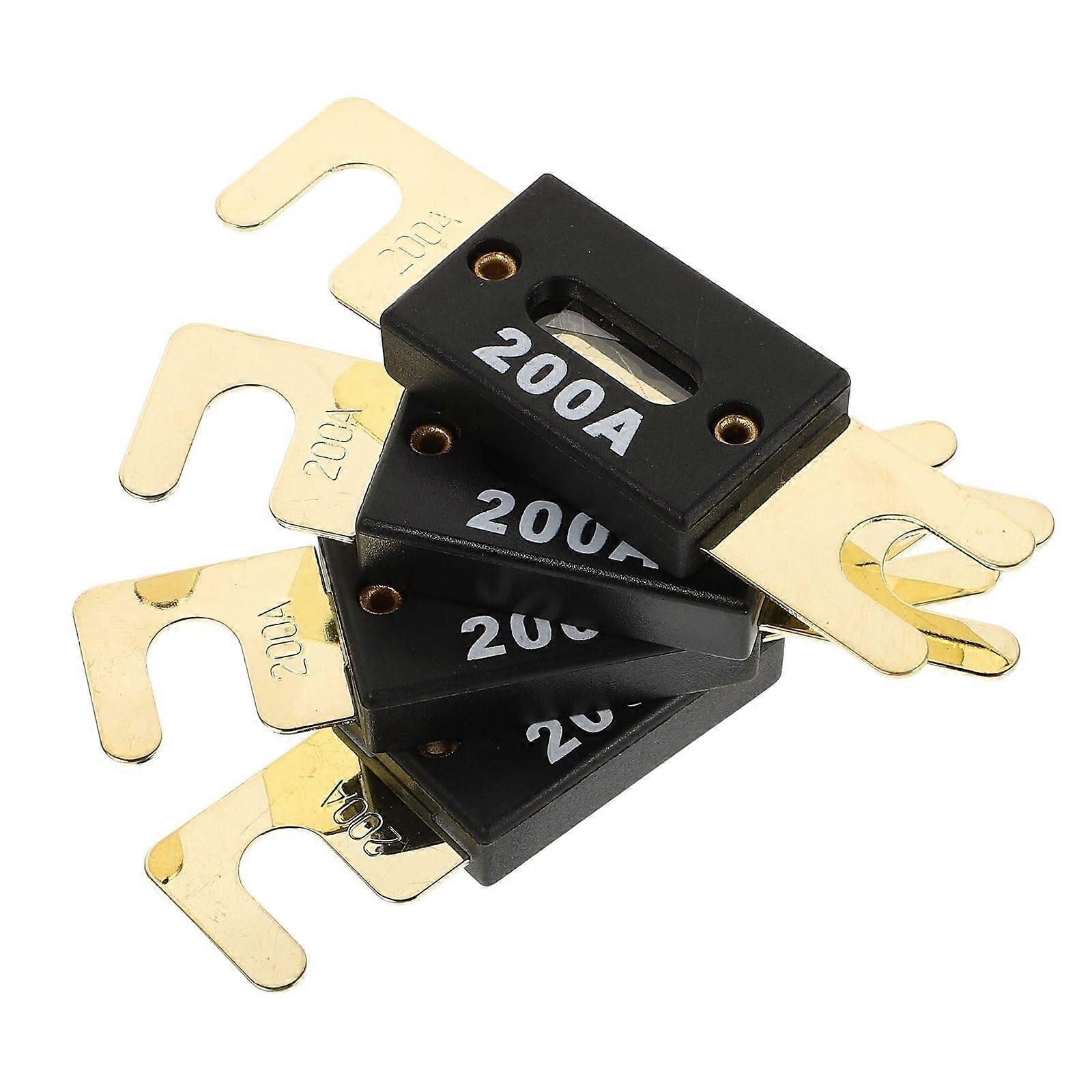 4 Pcs Car Audio Fuse Holder 12V Inline for Amplifier Power with Reliable Overcurrent Protection