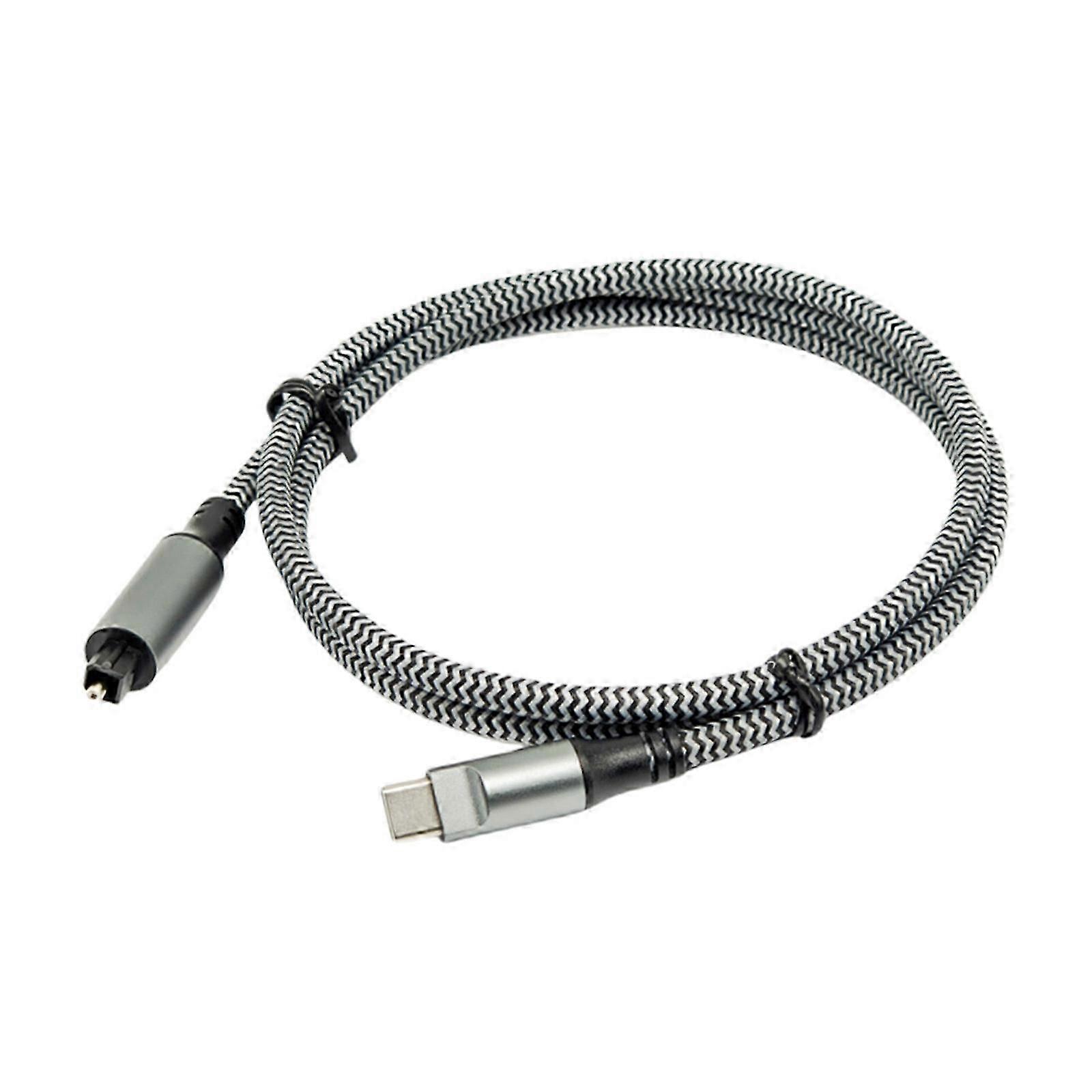 USB C to Optical SPDIF Converter Analog to Digital Sound Adapter Sound Optical Cable for HDTV Gaming Accessories Multicolor Cs fast