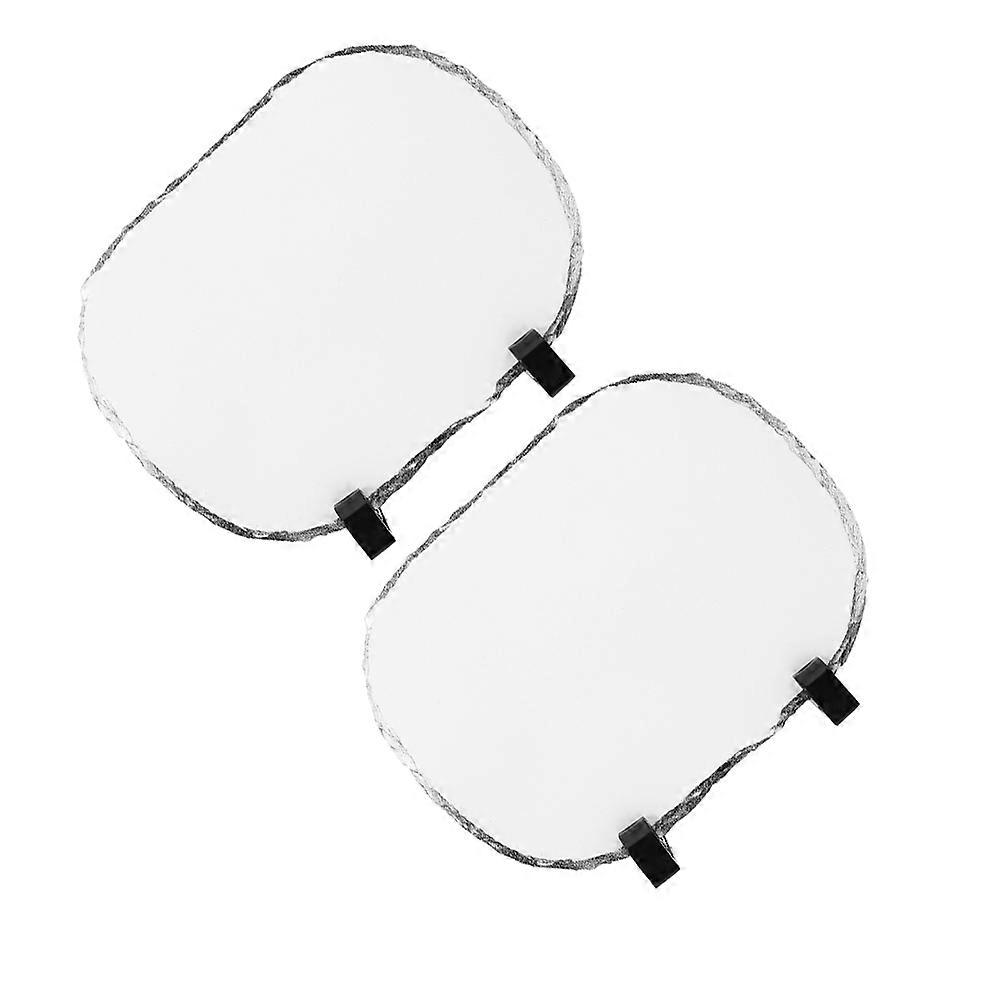 Sublimation Stone Photo Frame for Heat Transfer 2Set White