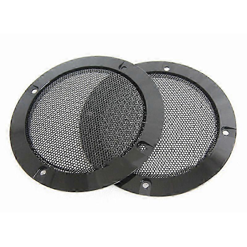 2Pcs 4 Inch Speaker Speaker Grille Speaker Replaceable Round Speaker Protection Grille