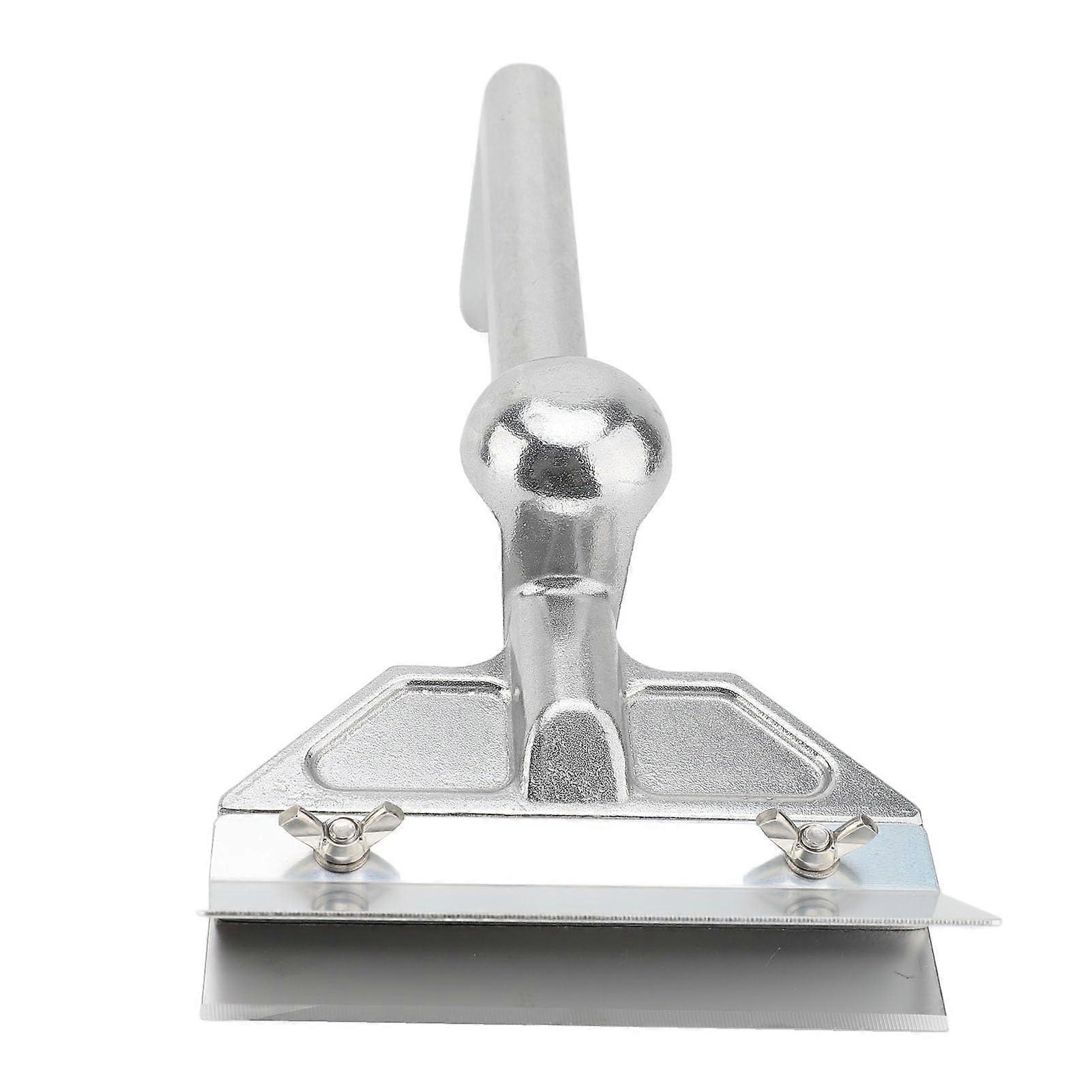 Stainless Steel Griddle Scraper with Replaceable Blade and Splash Guard for Flat  Grills