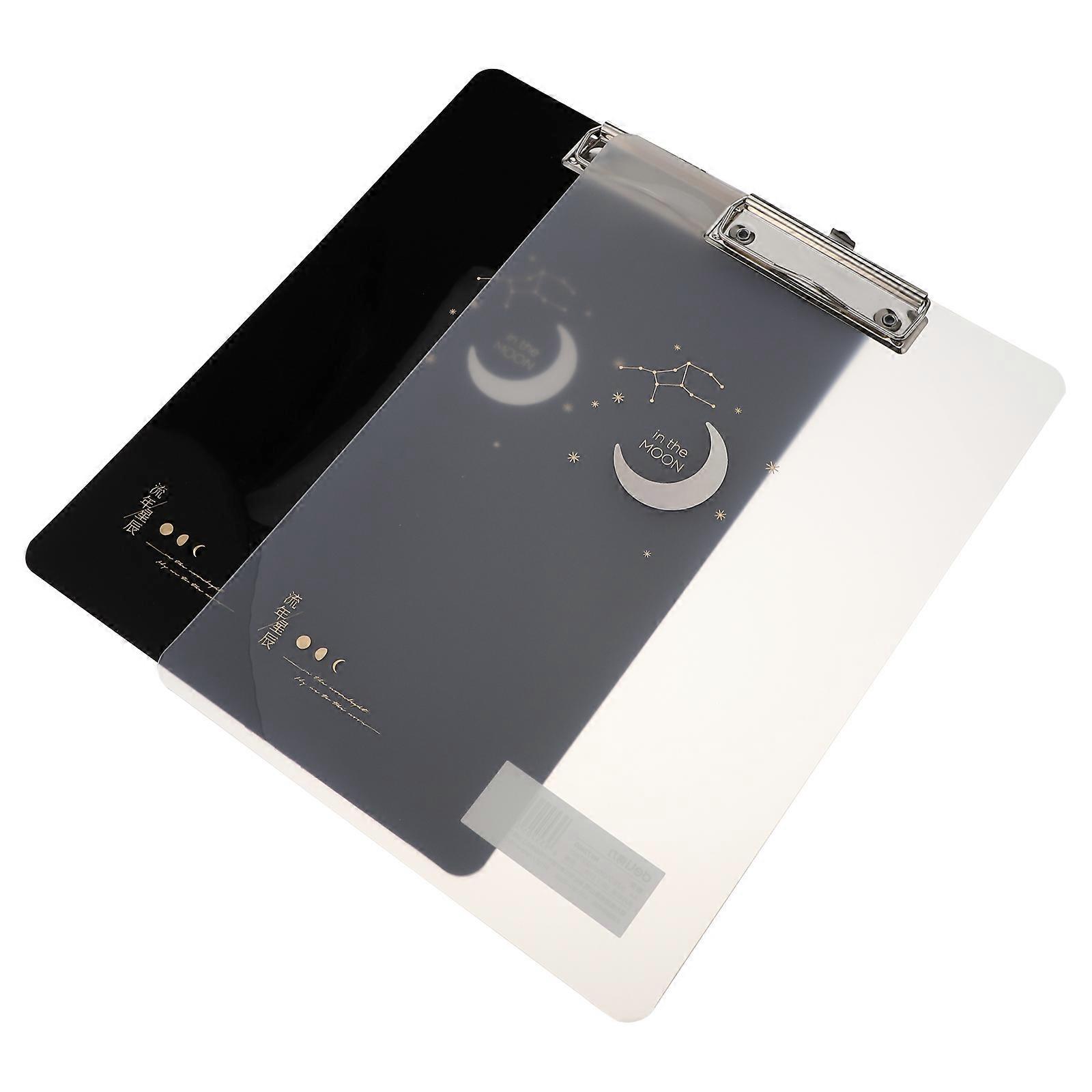 Plastic Clipboards Document Organizer for Office Use 2Pcs Assorted Colors