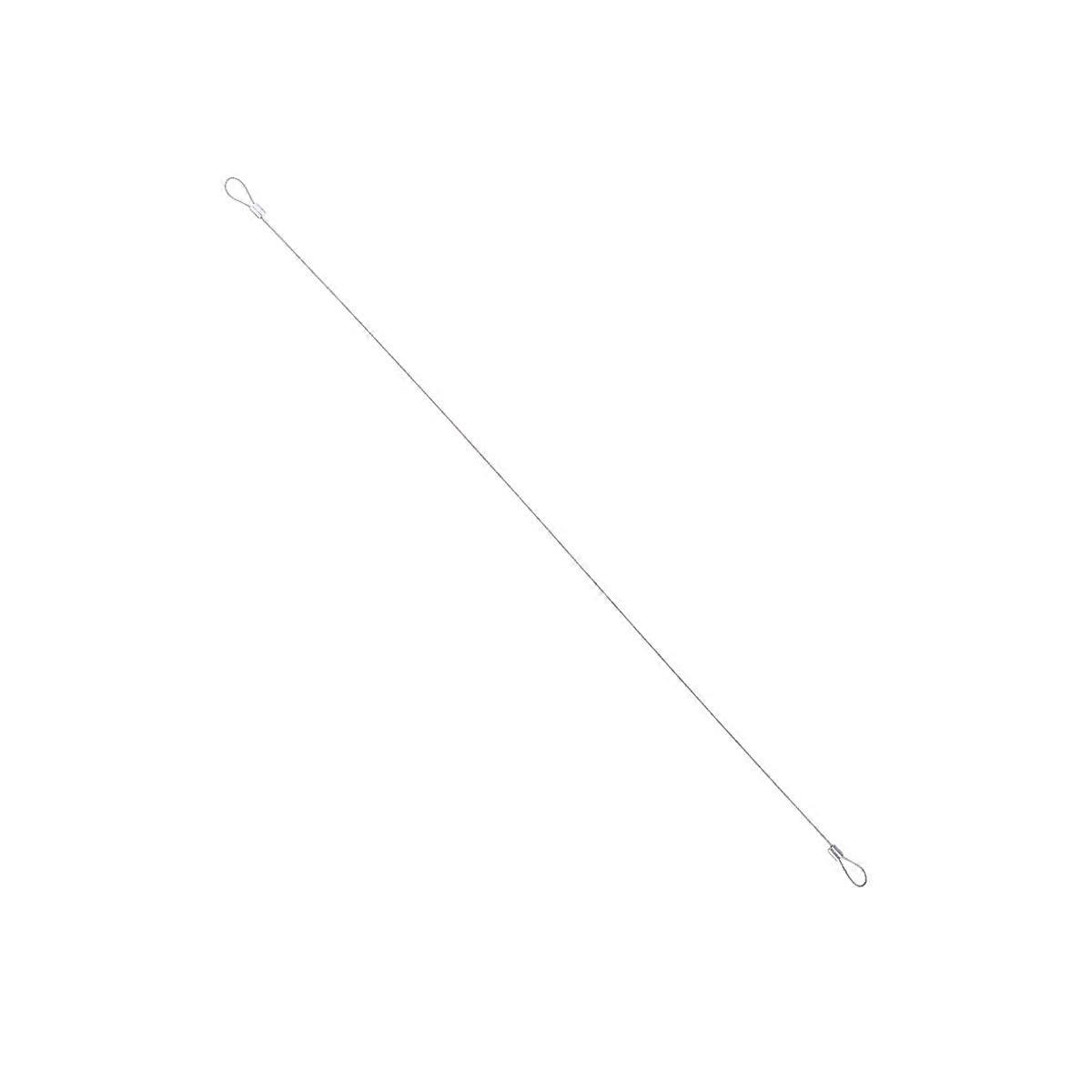 Safety Coiled Lanyard Action Camera Use Lock Padlocks Bendable Practical 60cm Silver 6Pcs