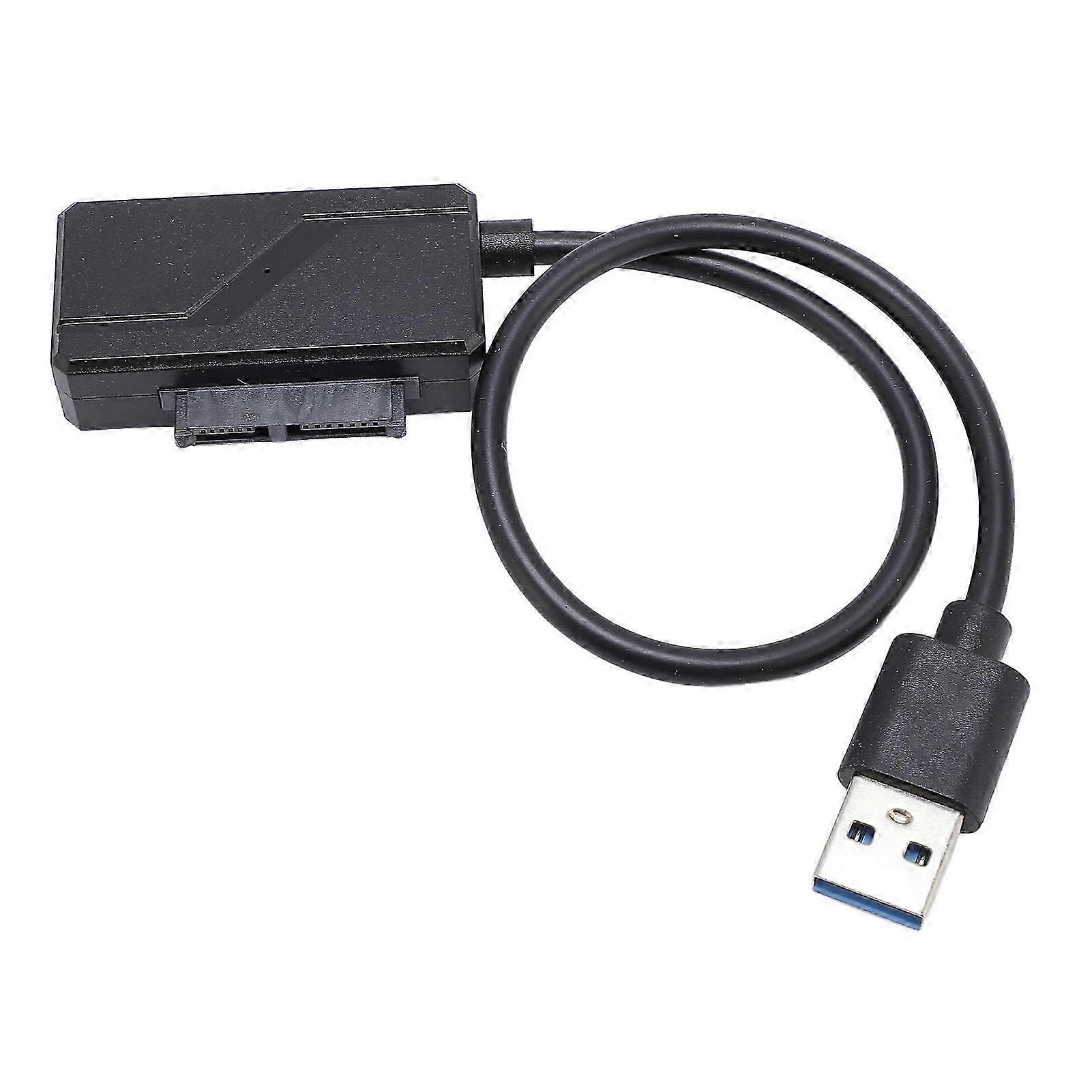to USB Adapter Cable Efficient Transfer High Stability Serial ATA II Interface for Laptop Optical Drive 26s
