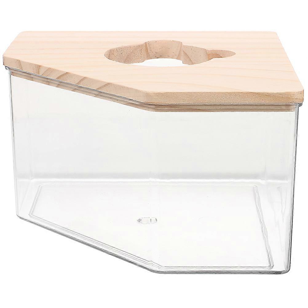 Small Hamster Bathroom Acrylic Sand Bath Box for Storage Usage