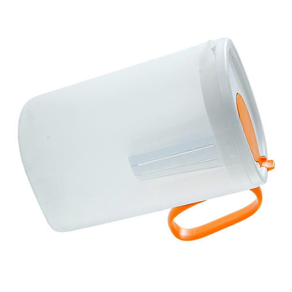 Plastic Cold Kettle for Refrigerator Beverage Storage 2Pcs White Heat-Resistant PP