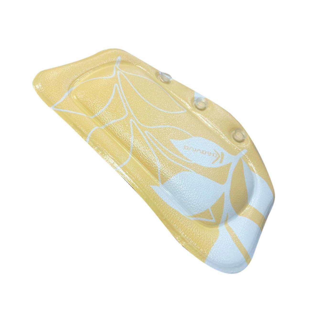 Bath Pillow with Suction Cups for Comfortable Neck Support, Removable Washable PVC Spa Cushion