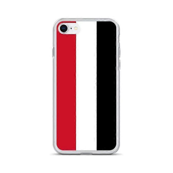 Phone Case – Yemeni Flag – Compatible with iPhone 7 Plus – Soft Case – Durable and Shockproof – Silicone - Pixelforma