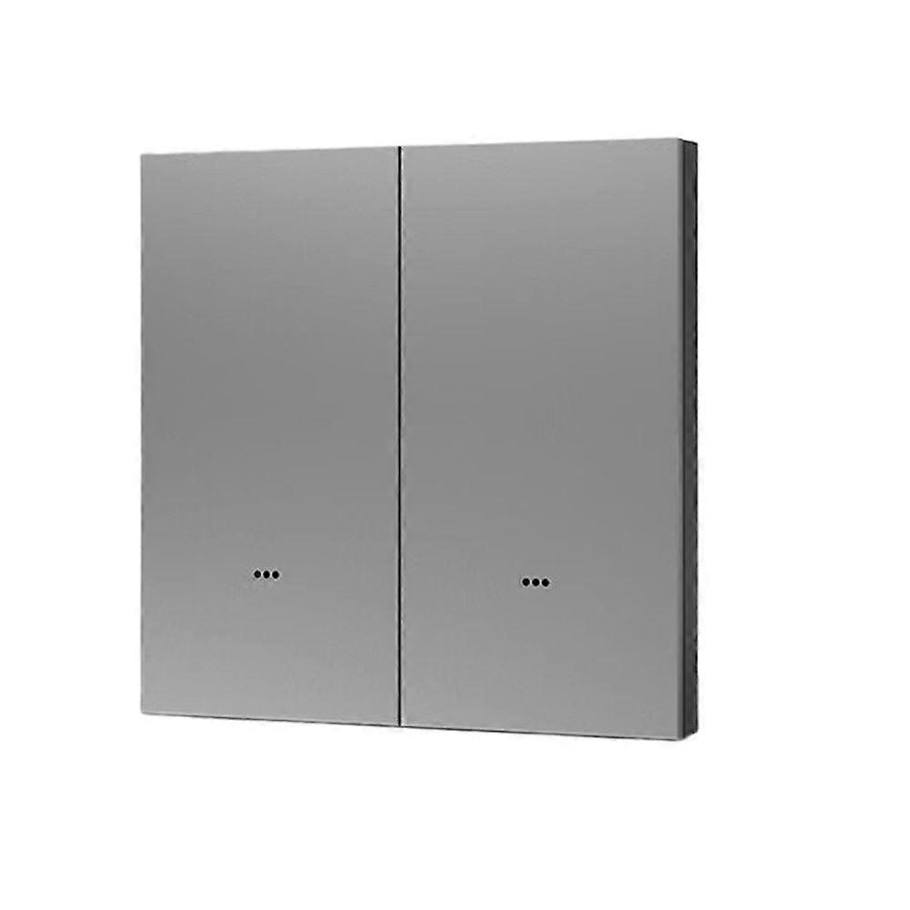 Tuya Zigbee Smart Wall Light Switch Aluminum Alloy Panel Push Button 1 2 3 4 Gangs App Voice Remote Control 2