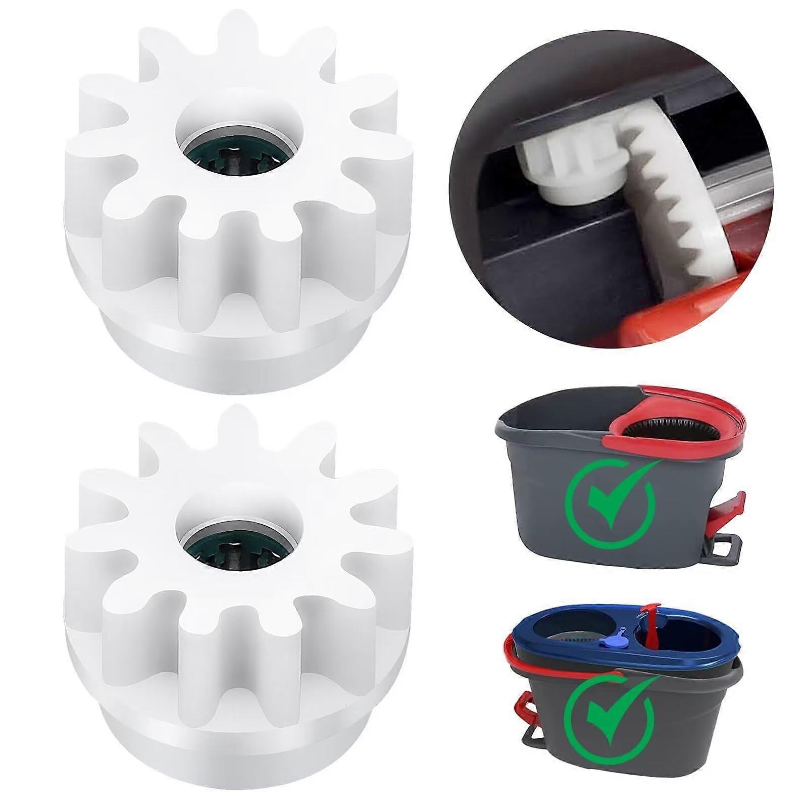 Spin Mop Replacement Gear 2 Pack for O Cedar and Velida Buckets, Smooth Spin Action, Durable Nylon
