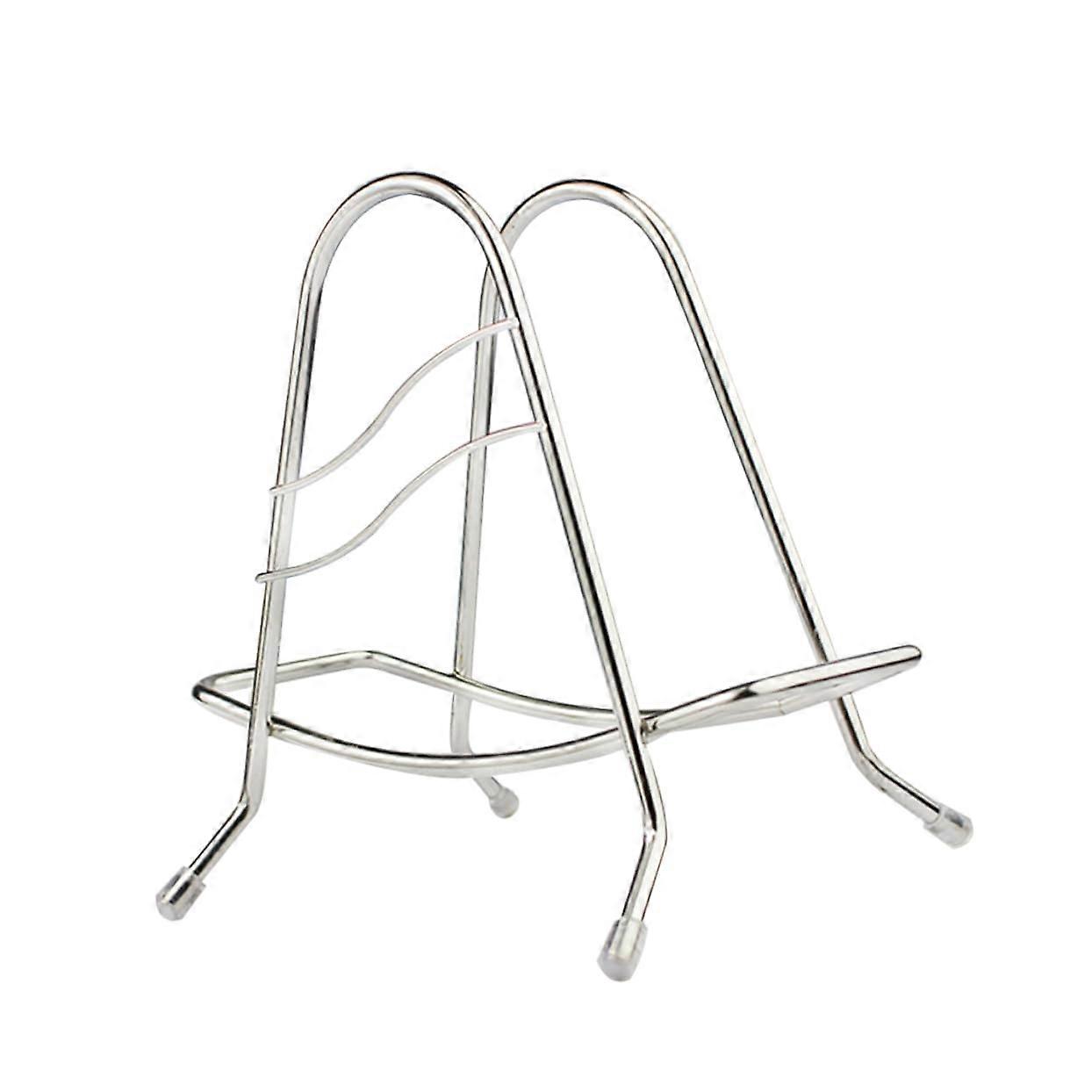 Stainless Steel Pot Lid Holder Adjustable Rack Organizer Space Saving for Kitchen Countertop