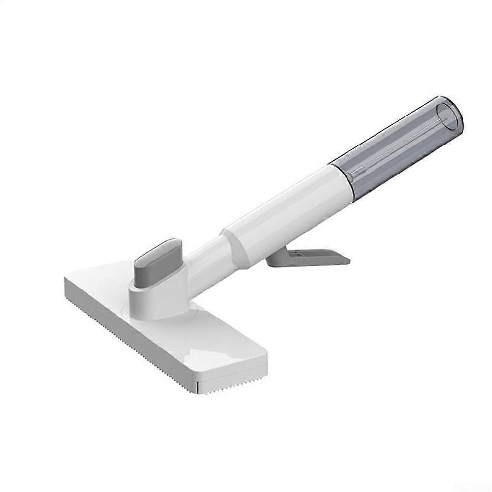 2 in 1 Cleaning Brush with Spray Bottle,  Absorbency Microfiber for Kitchen Bathroom Glass Tableware (White)