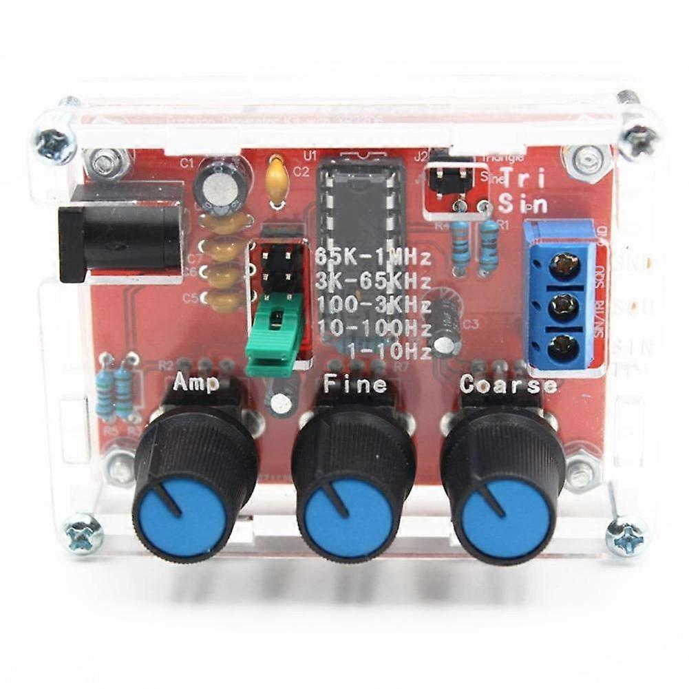 XR2206 Function Generator Kit 1Hz1MHz Adjustable Frequency Multiple Wave Output Dual Power Supply