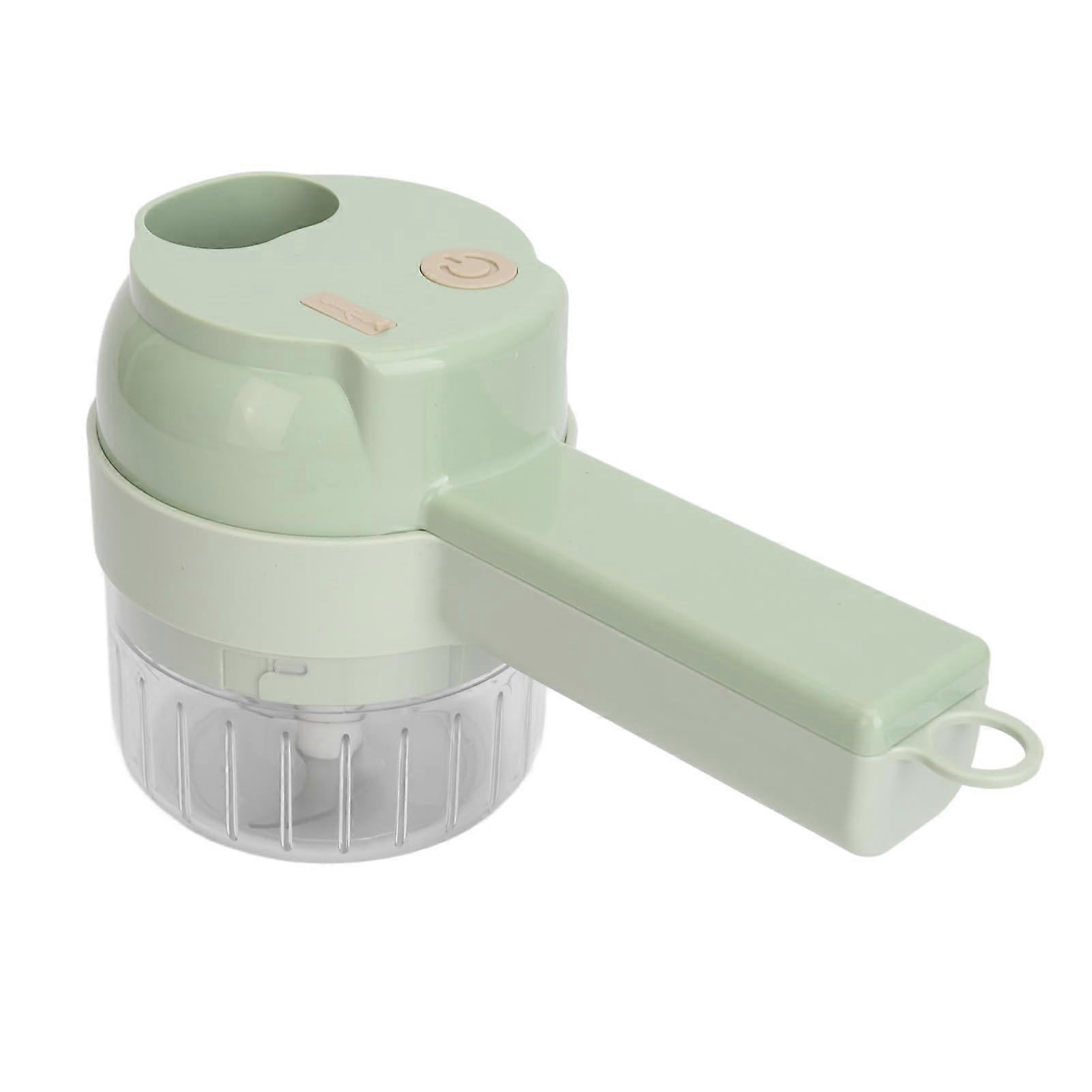 Cordless Electric Vegetable Chopper with Whisk, Low Noise Multifunction Food Processor 1200mAh