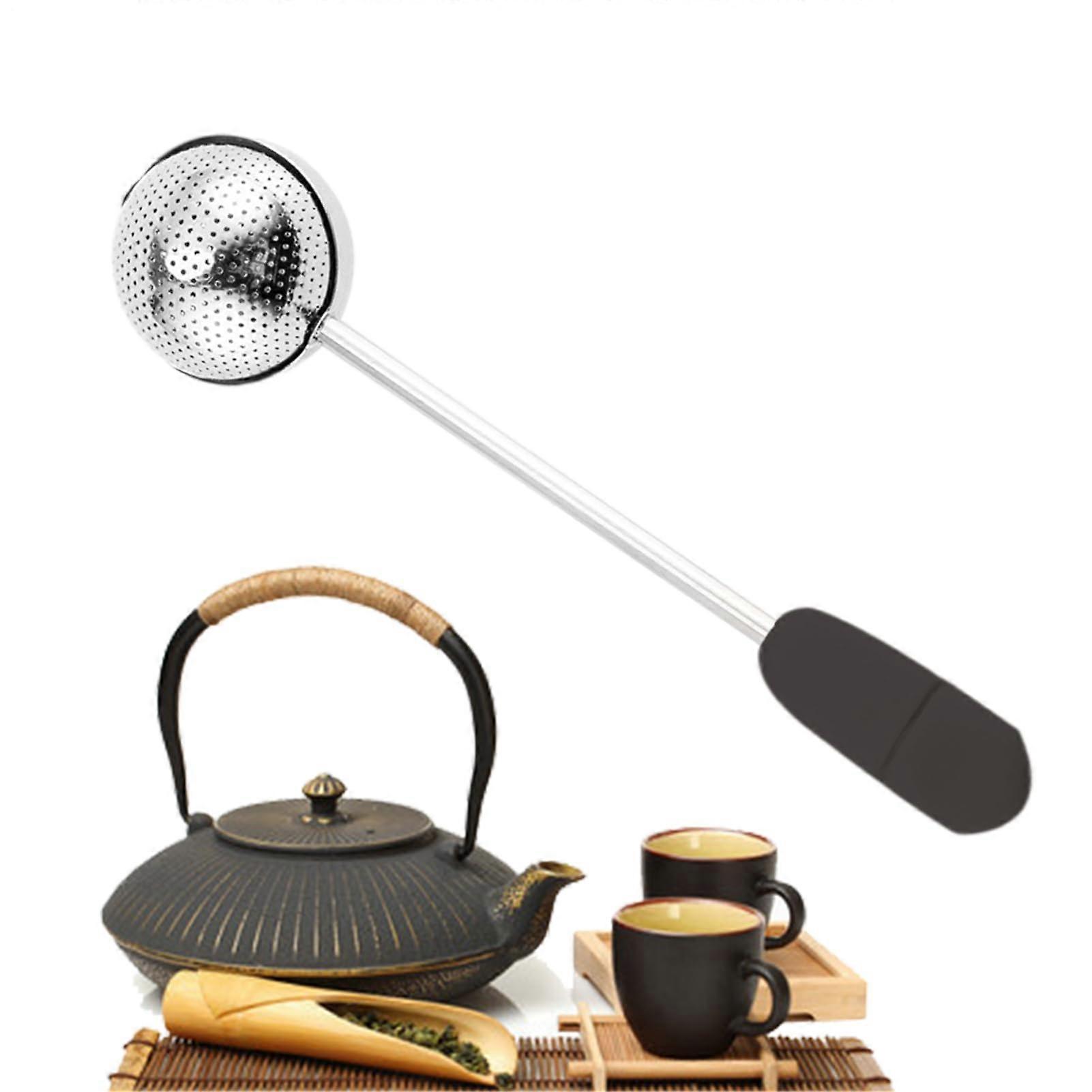 Tea Infuser Stainless Steel Loose Leaf Strainer with Secure Closure for Mug and Teapot