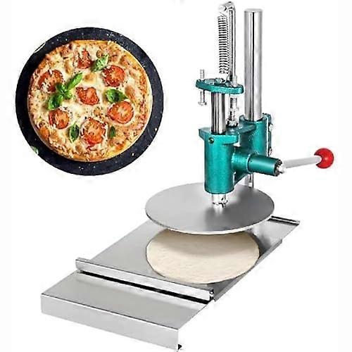 Pizza Dough Press Machine with Adjustable Thickness, HeavyDuty Manual Dough Sheeter 20cm