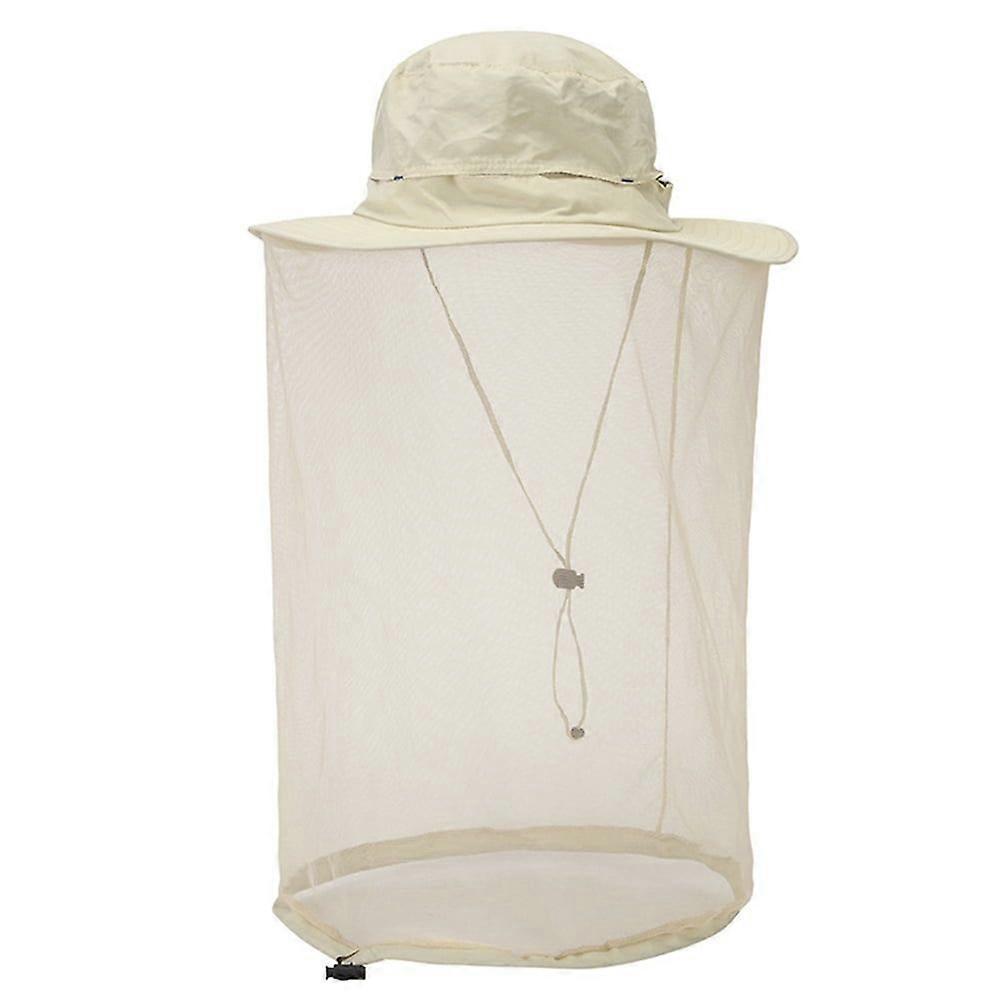 Summer Camping Mosquito Head Net Sun Hat Bug Wasp Face Protector