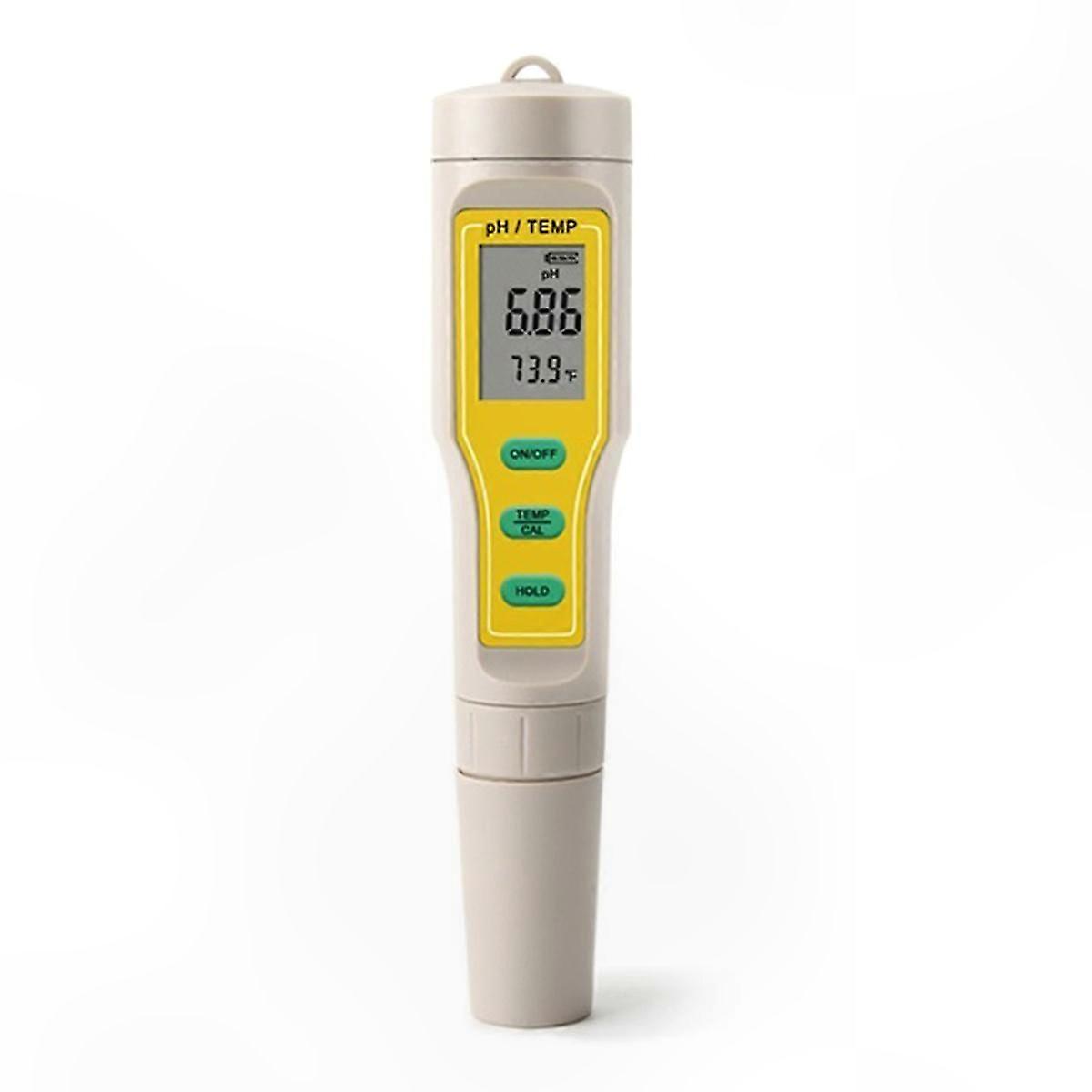 Dual Function pH and Temperature Meter for Water Quality Analysis
