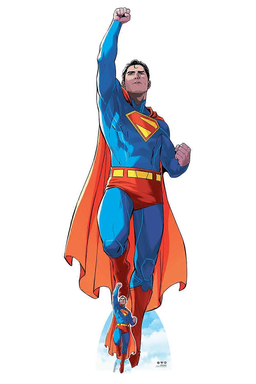 Superman Takes Flight Cardboard Cutout Comic Style Standee / Standup